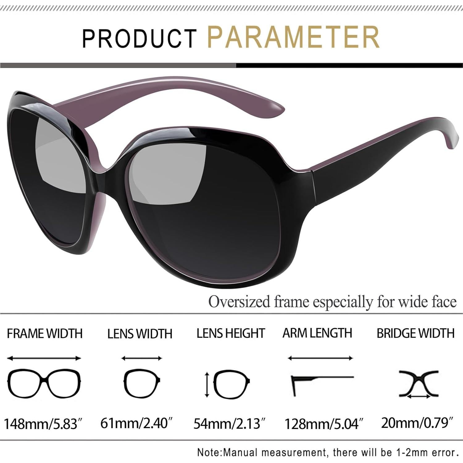 Gafas de sol Joopin grandes polarizadas UV400 para mujer