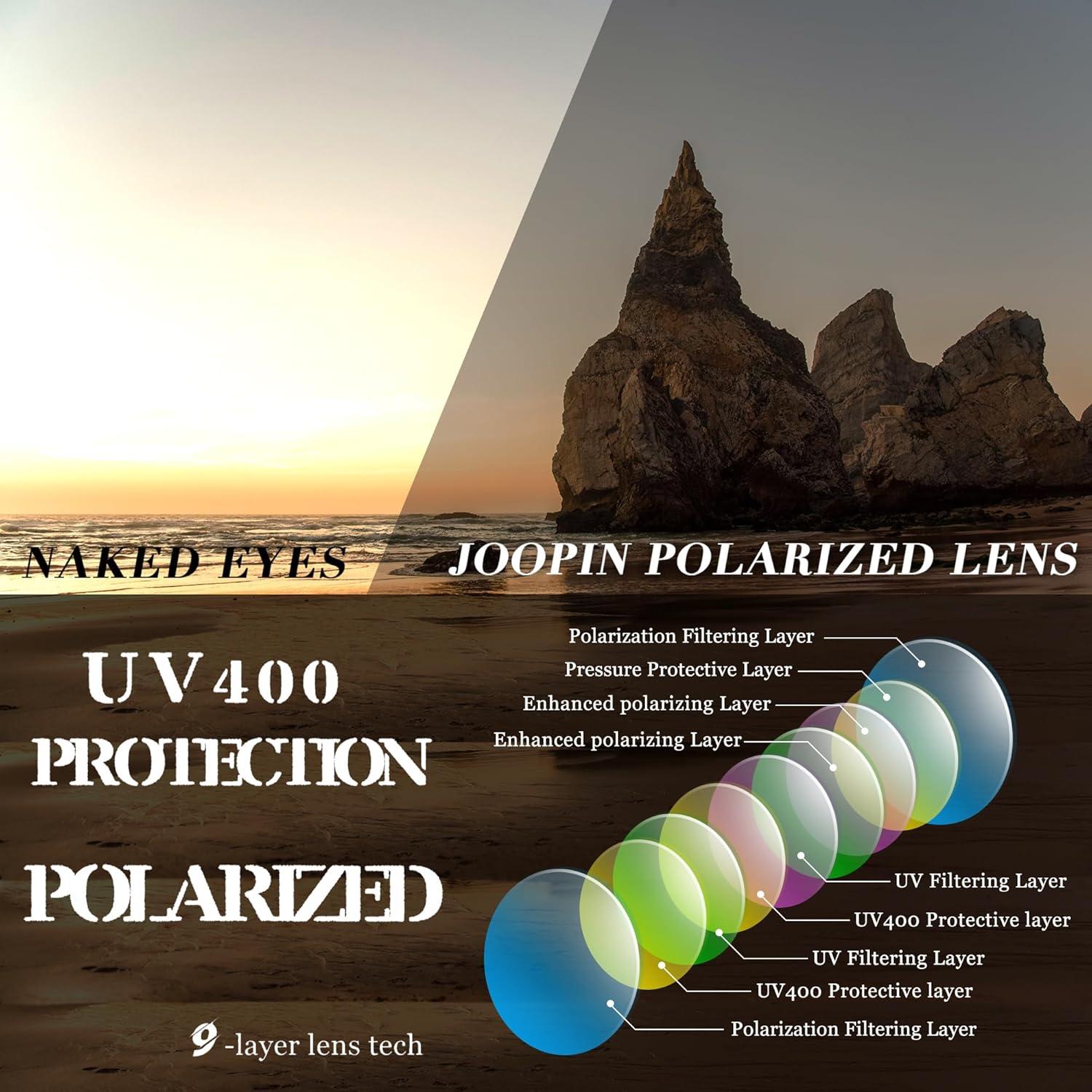 Gafas de sol Joopin grandes polarizadas UV400 para mujer