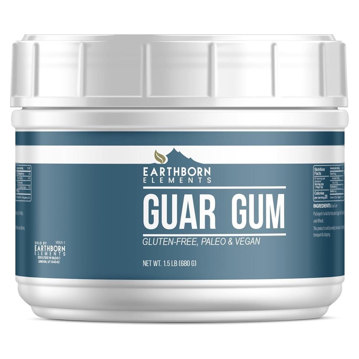 Polvo de Goma Guar Tierra Nacida 0.68 kg - Espesor Libre de Gluten