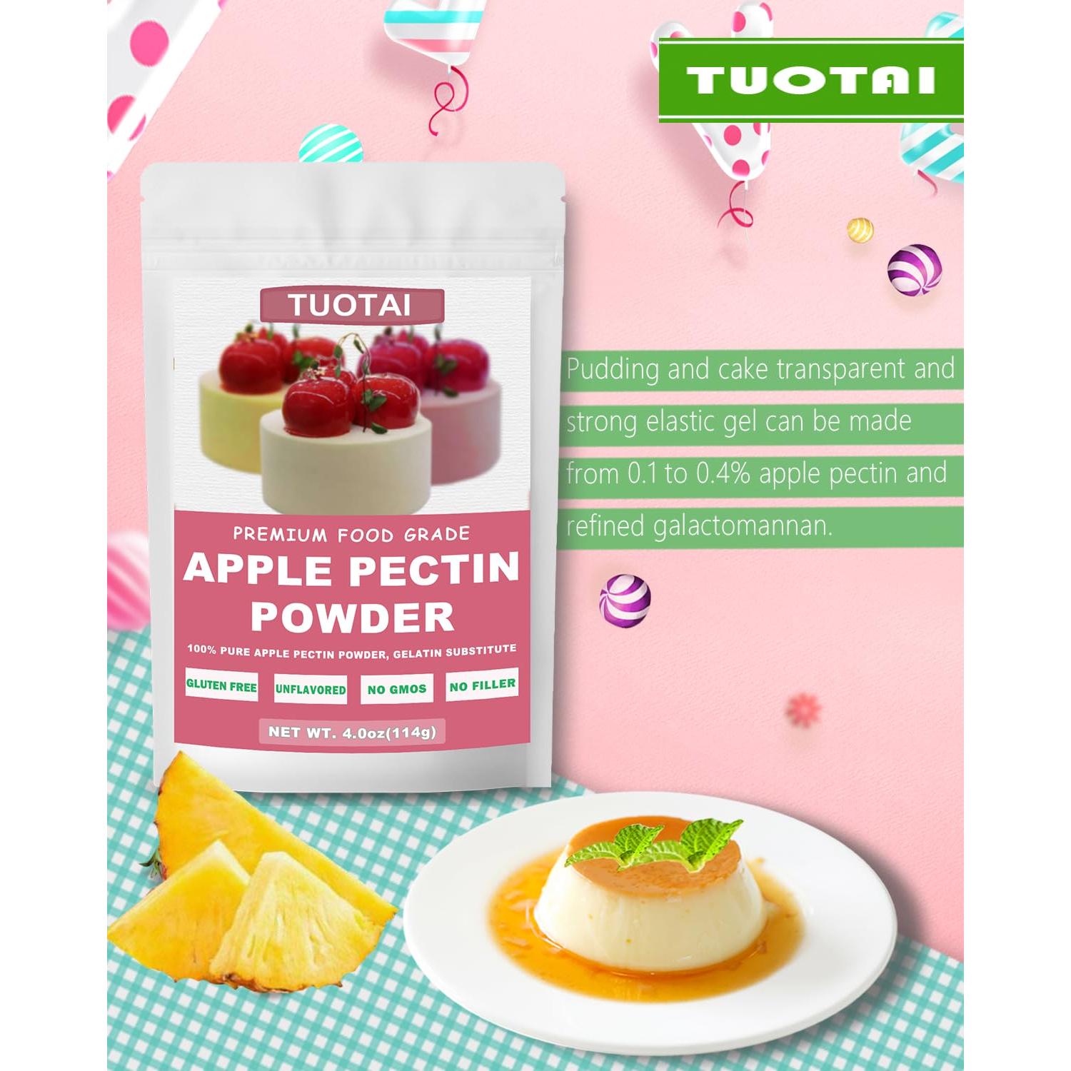 Polvo de Pectina de Manzana TUOTAI 113.4g Espesante Natural