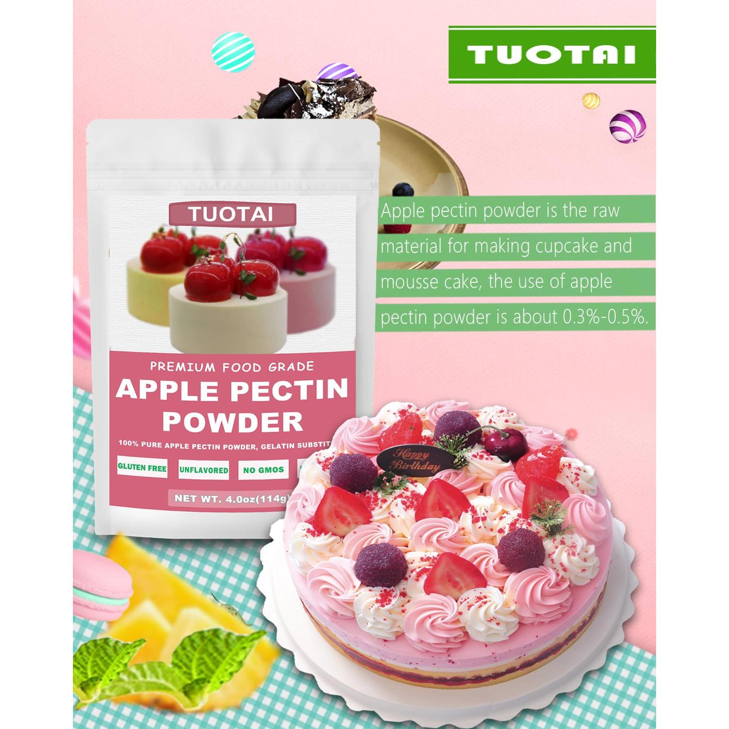 Polvo de Pectina de Manzana TUOTAI 113.4g Espesante Natural