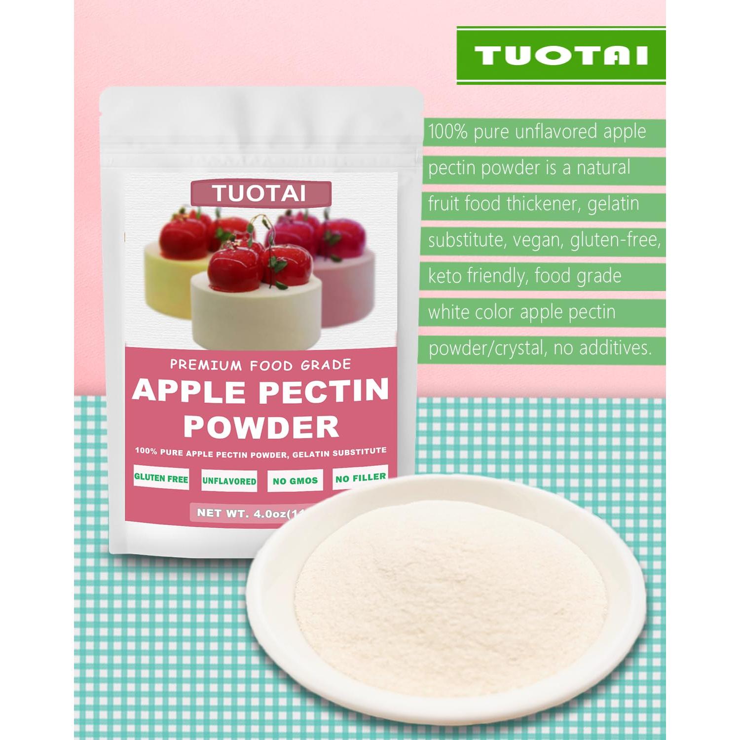 Polvo de Pectina de Manzana TUOTAI 113.4g Espesante Natural