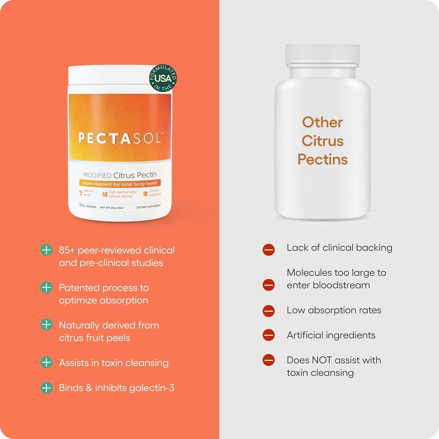 Paquete Detox Rescue EcoNugenics - Pectasol 454g + GlyphoDetox 120 Cápsulas