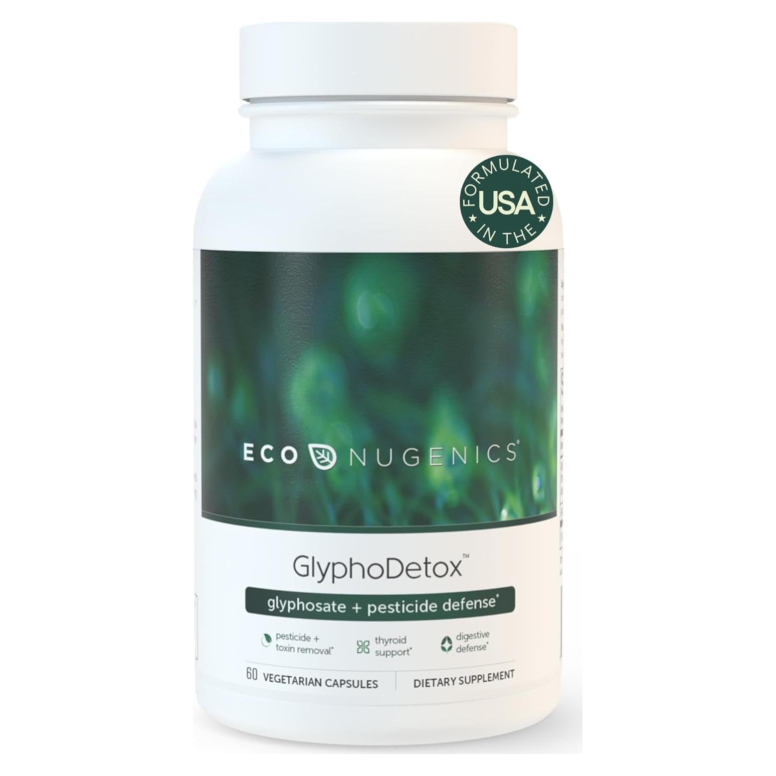 Suplemento Detox GlyphoDetox EcoNugenics - 60 Cápsulas
