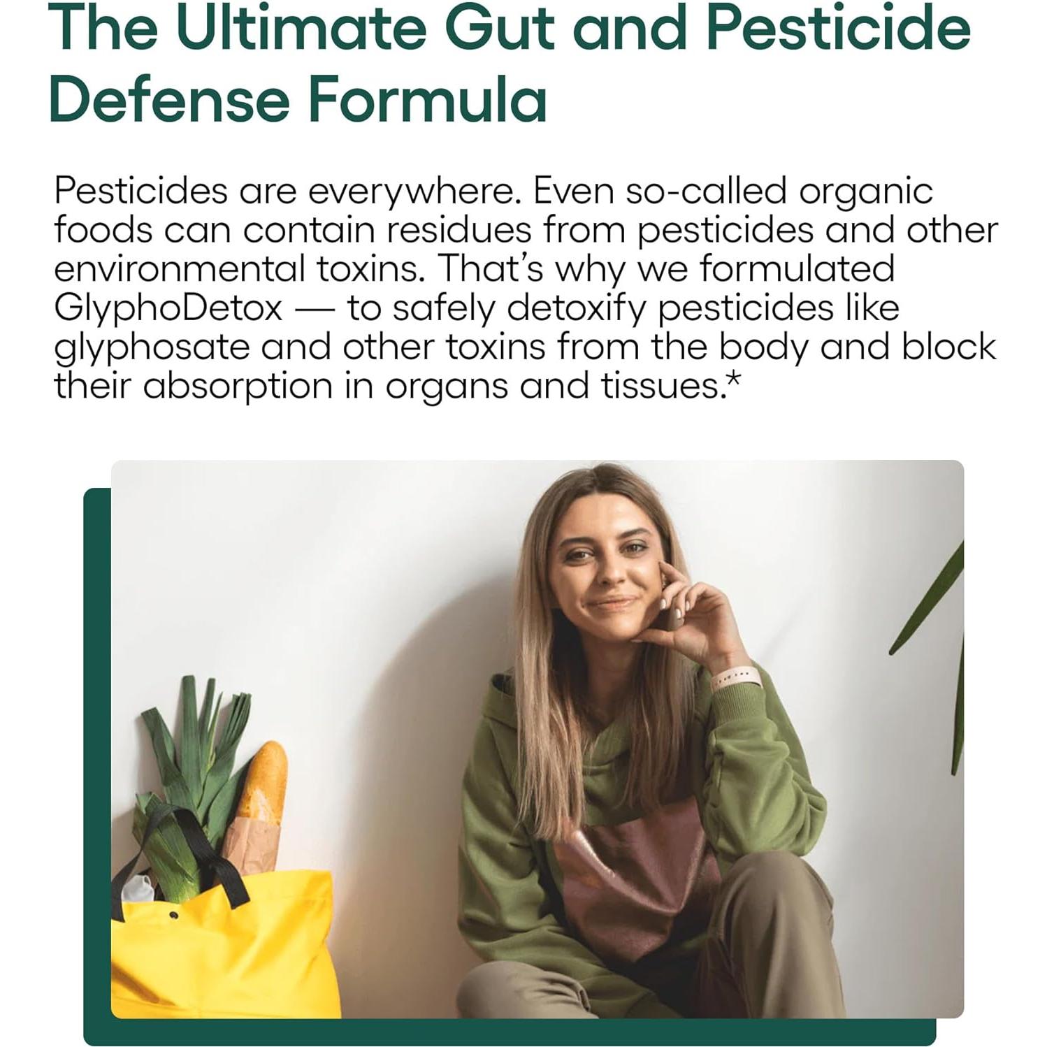 Suplemento Detox GlyphoDetox EcoNugenics - 60 Cápsulas