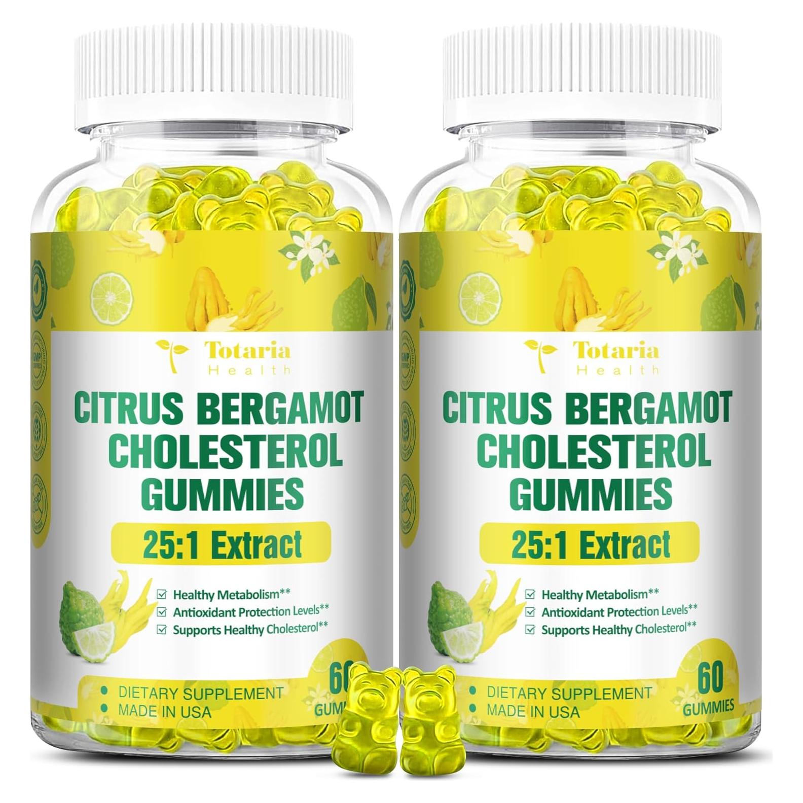 Gominolas de Bergamota Sin Azúcar Totaria 60 Unidades 250g