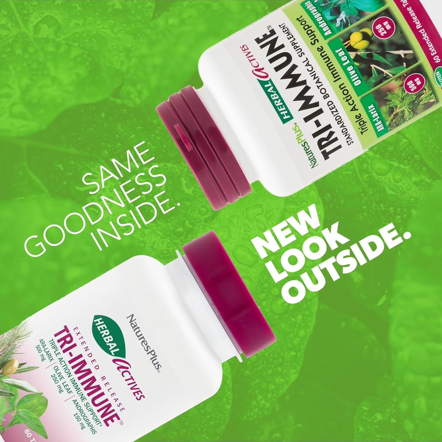 Suplemento Inmunológico Natures Plus Tri Immune 60 Tabletas Veganas