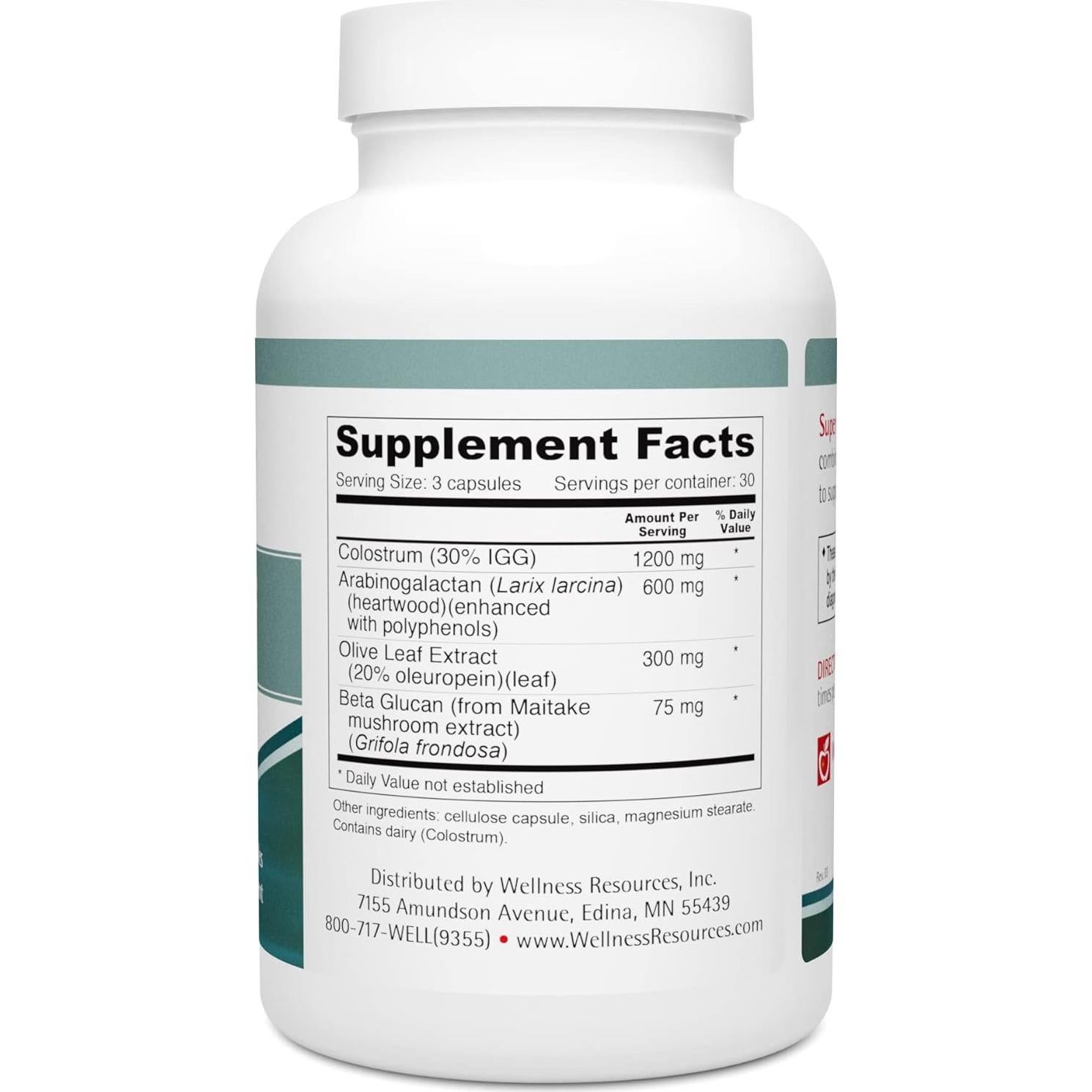 Suplemento Inmunológico Wellness Resources - 90 Cápsulas