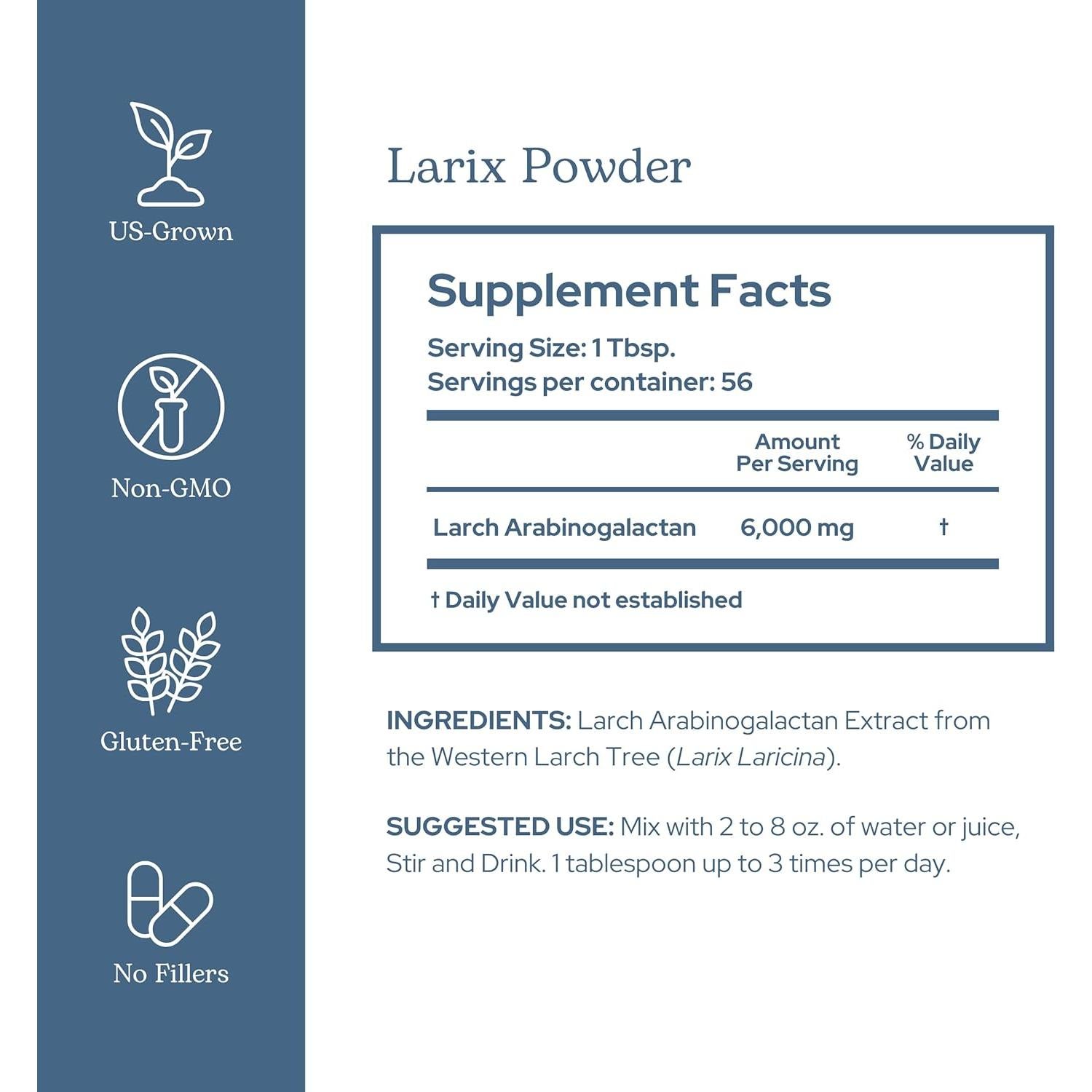 Polvo Inmunológico Eclectic Institute Larix 340 g - Apoyo Salud