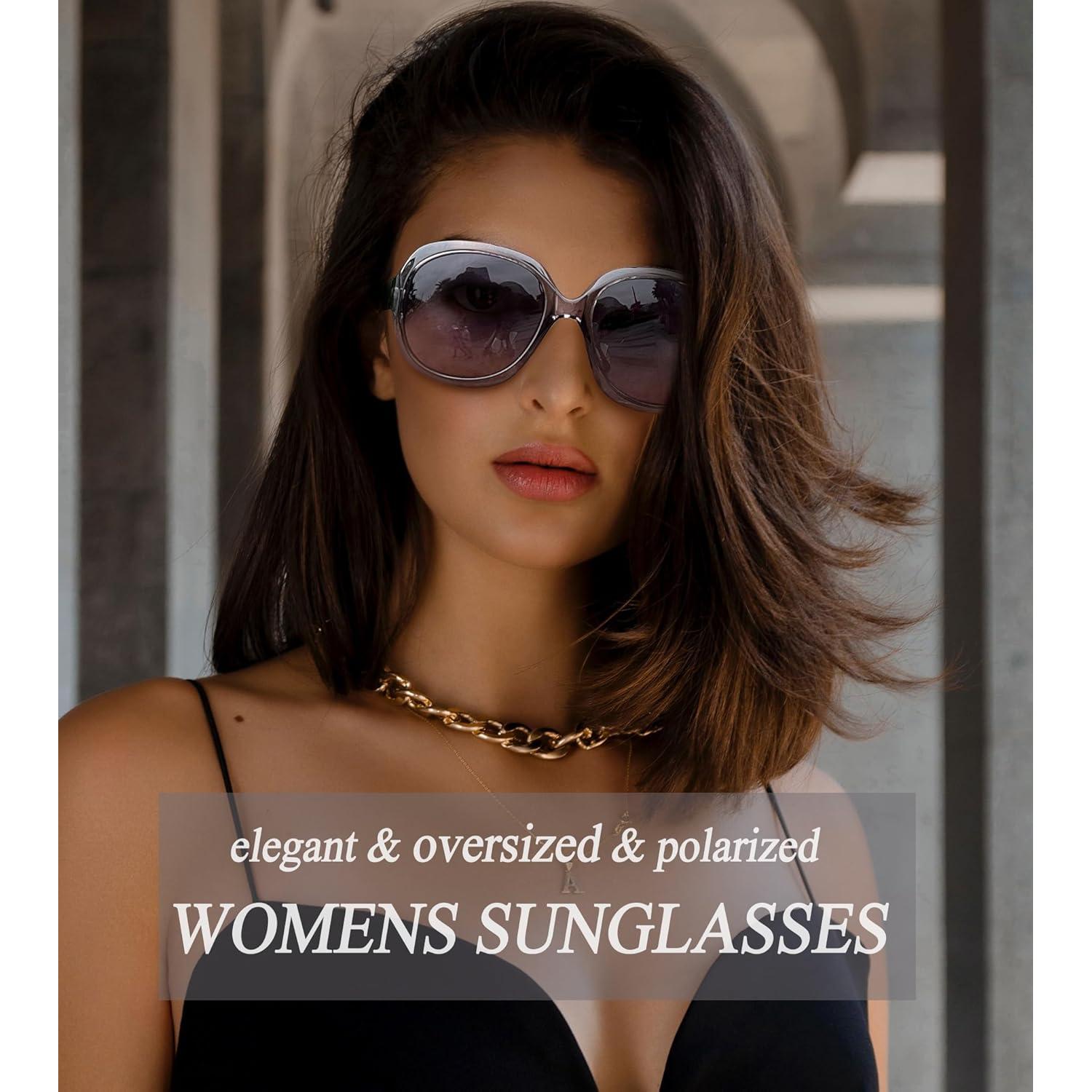 Gafas de sol grandes Joopin para mujeres polarizadas UV400