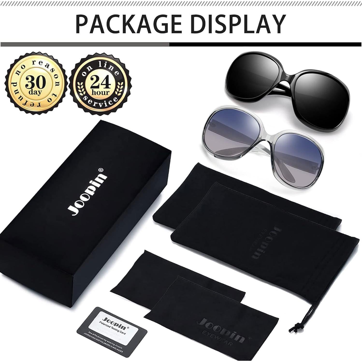 Gafas de sol grandes Joopin para mujeres polarizadas UV400