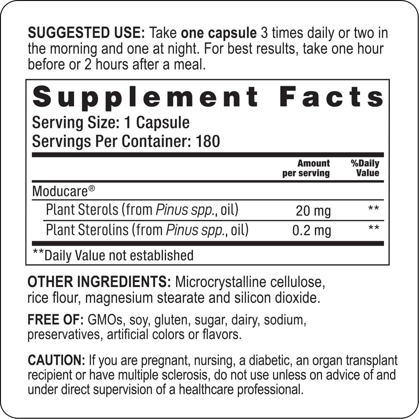 Moducare Suplemento Inmunológico Vegetal 180 Cápsulas