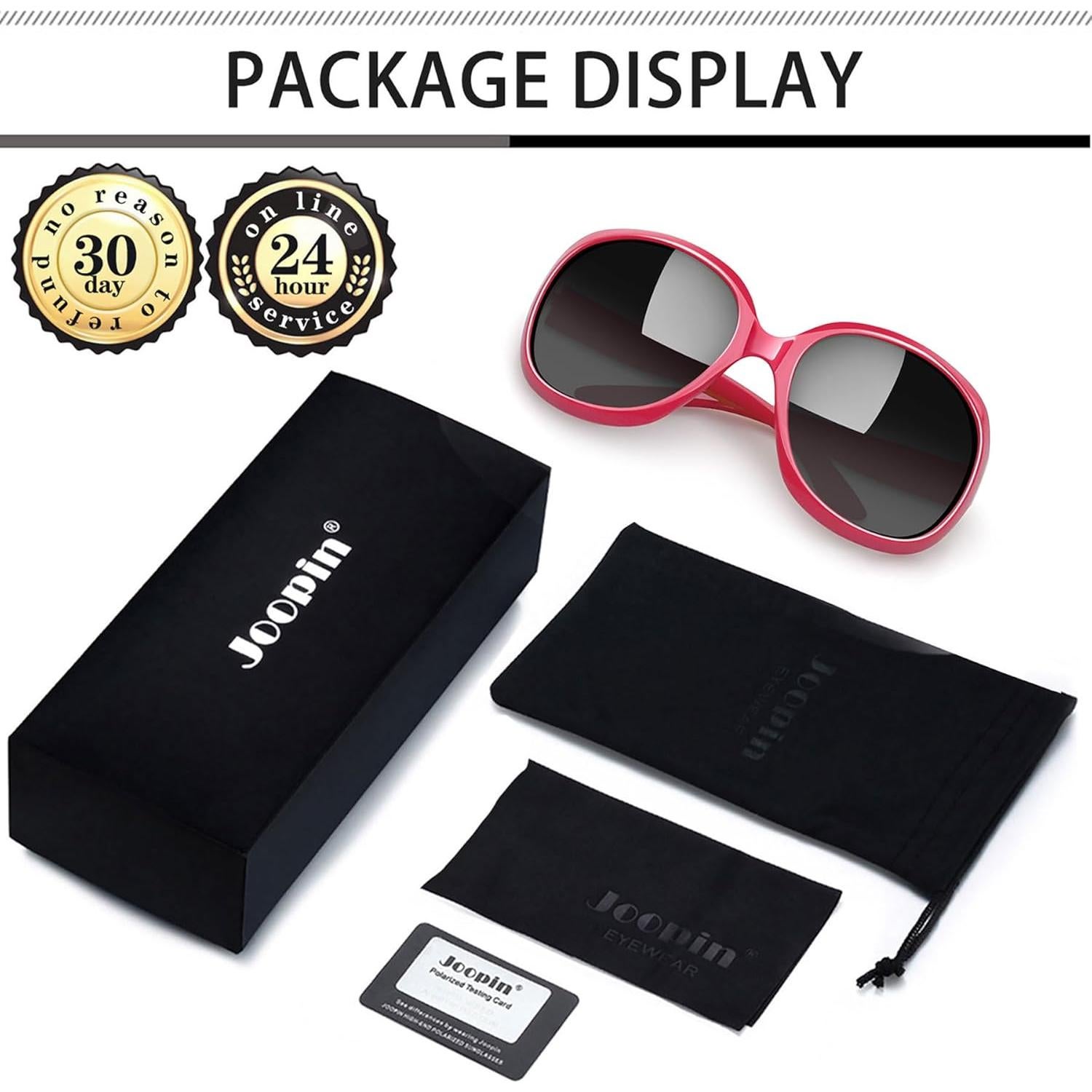 Gafas de sol grandes Joopin polarizadas UV400 para mujeres