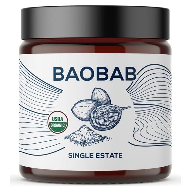 Polvo de Baobab Orgánico WAAYB 125g - Comercio Justo, Vegano
