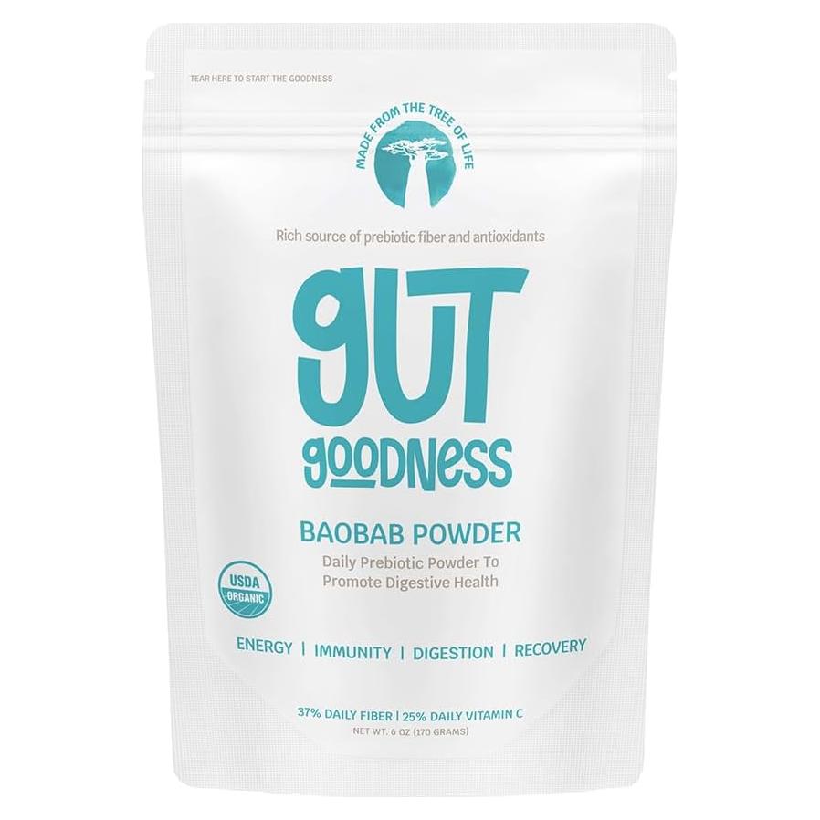 Polvo de Baobab Orgánico Gut Goodness 170g - Superalimento
