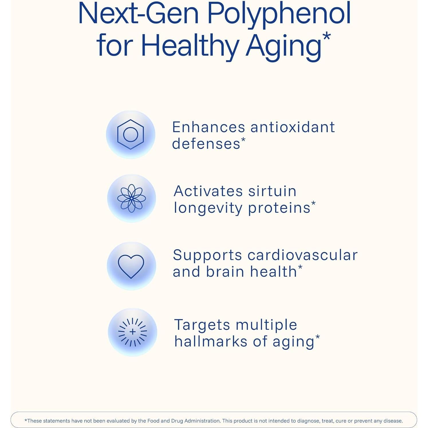 Suplemento de Pterostilbeno ProHealth 250mg 60 Cápsulas Antioxidante