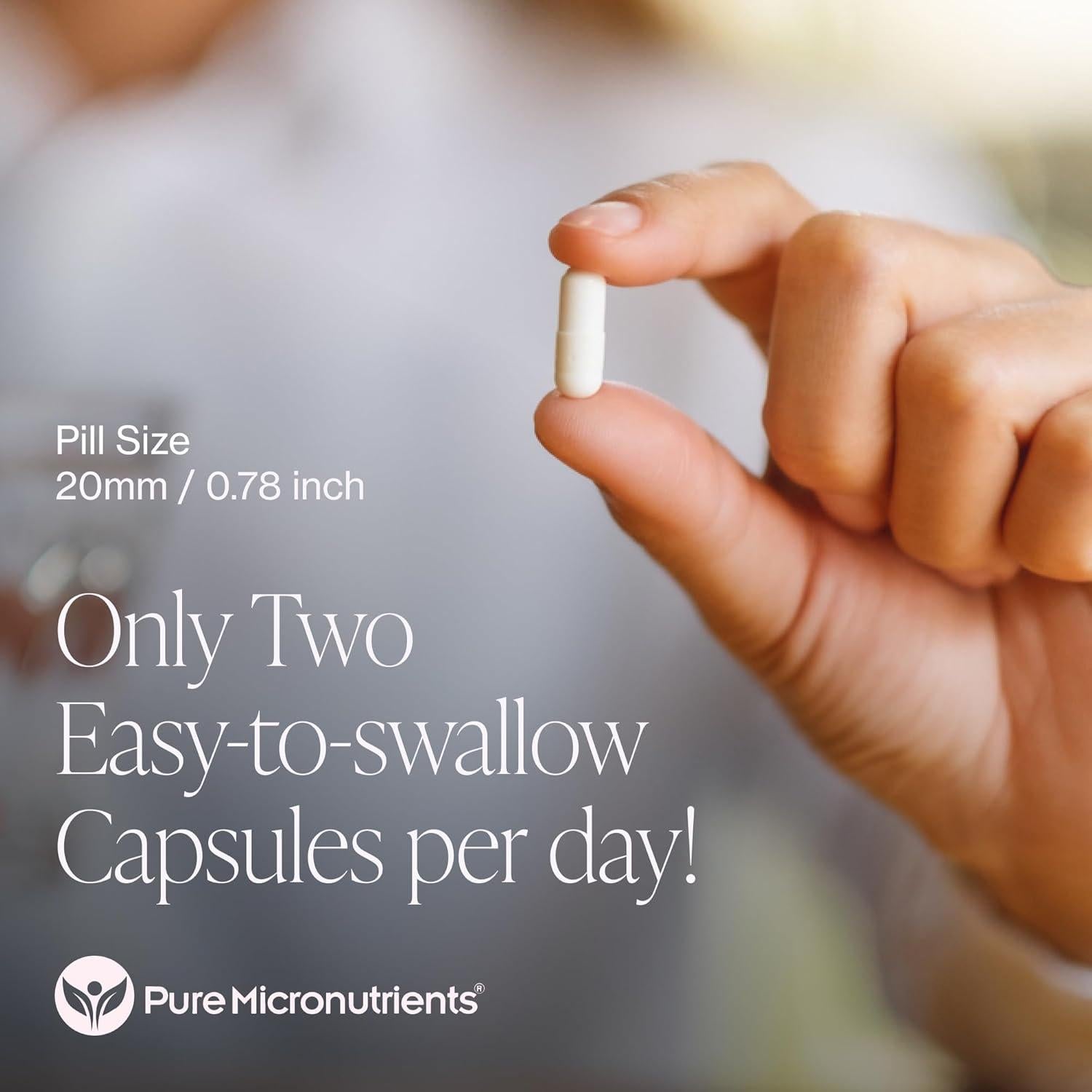 Suplemento de Resveratrol Orgánico Pure Micronutrients - 90 Cápsulas Veganas