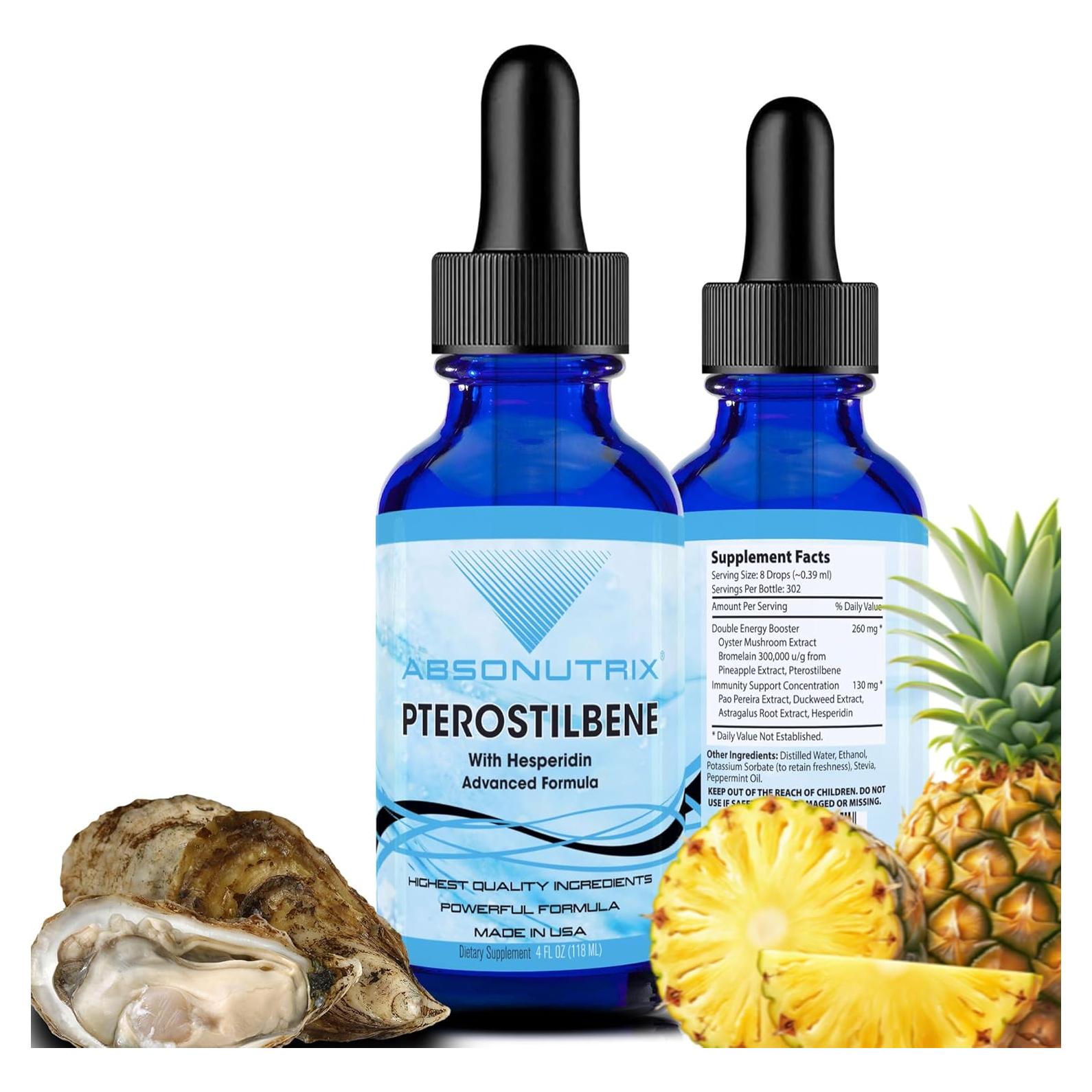 Suplemento Líquido Pterostilbene Absonutrix 390 mg 118 ml