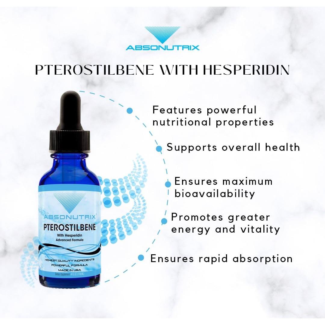 Suplemento Líquido Pterostilbene Absonutrix 390 mg 118 ml