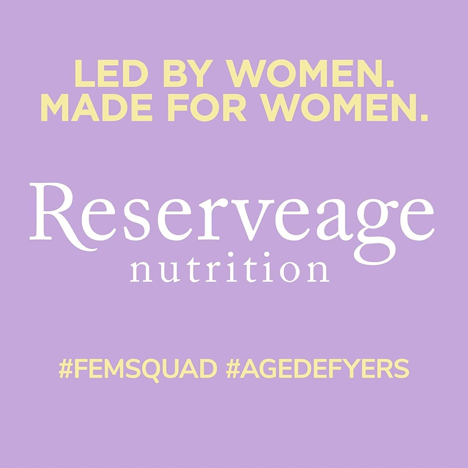 Suplemento Antioxidante Reserveage Resveratrol 500 mg 60 Cápsulas