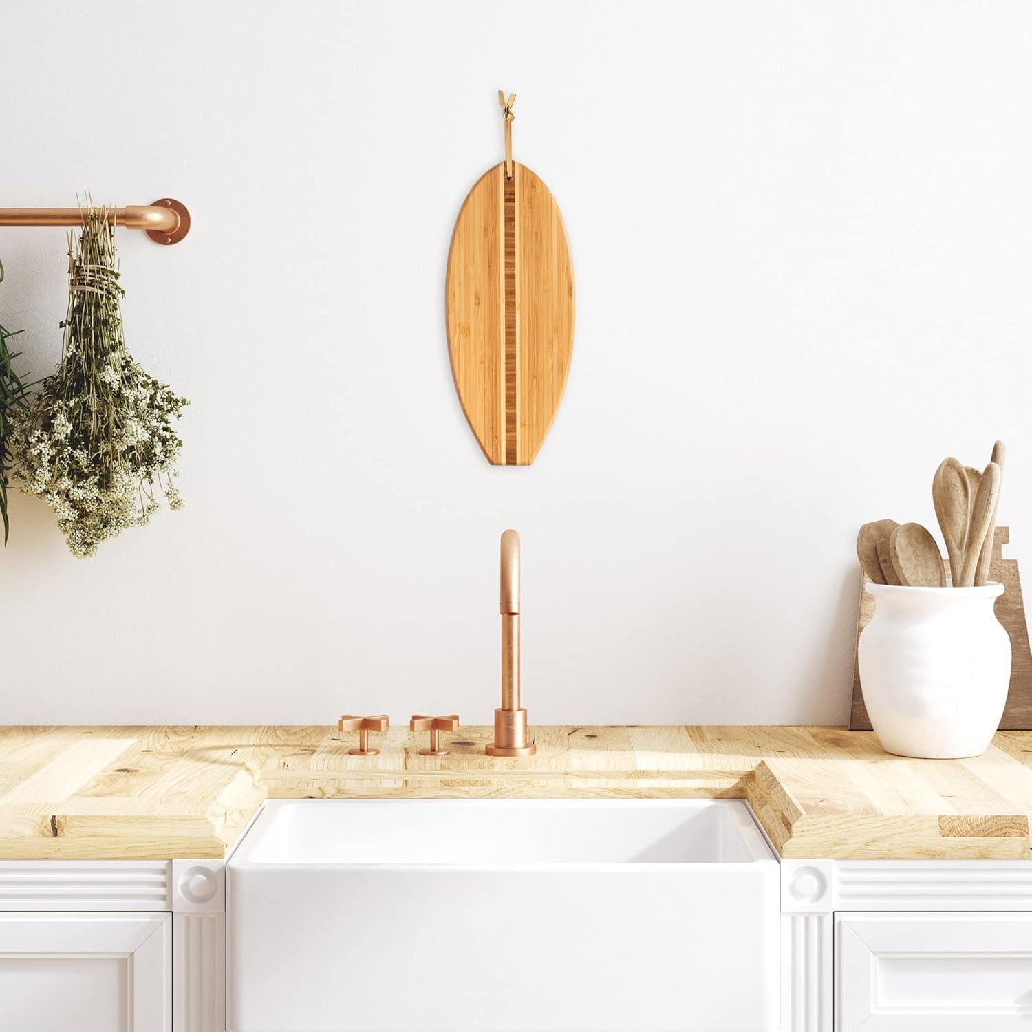 Tabla de Cortar de Bambú Totally Bamboo Surf 36.83x15.24cm