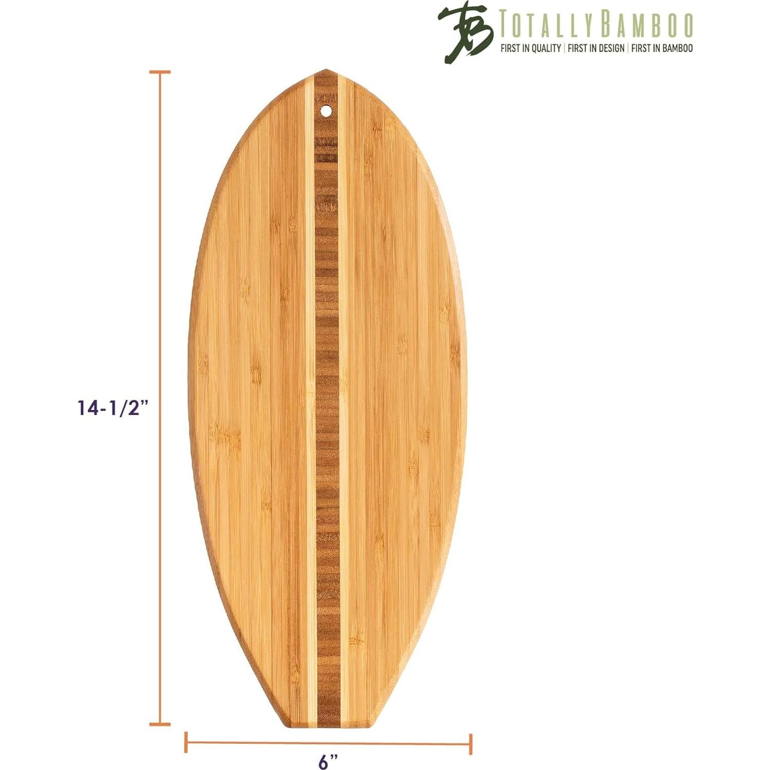Tabla de Cortar de Bambú Totally Bamboo Surf 36.83x15.24cm