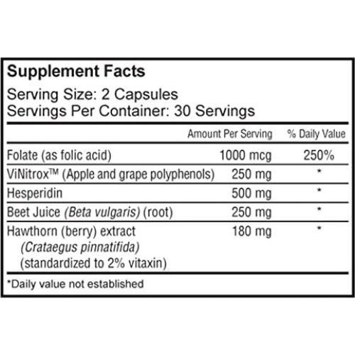 Suplemento Potenciador de Óxido Nítrico ViNitrox 60 Cápsulas