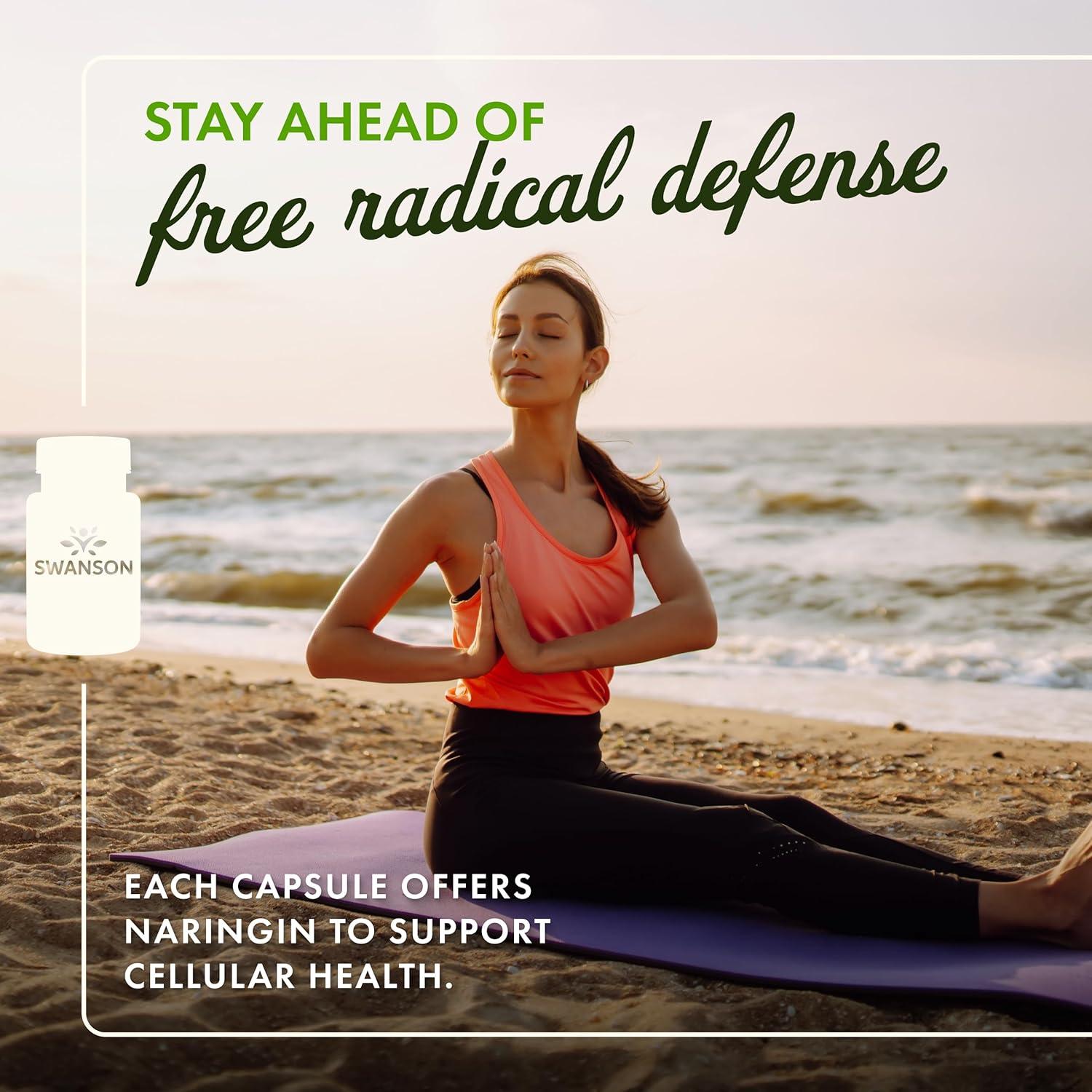 Swanson Naringin 500 mg 60 Cápsulas x2 - Antioxidante Natural