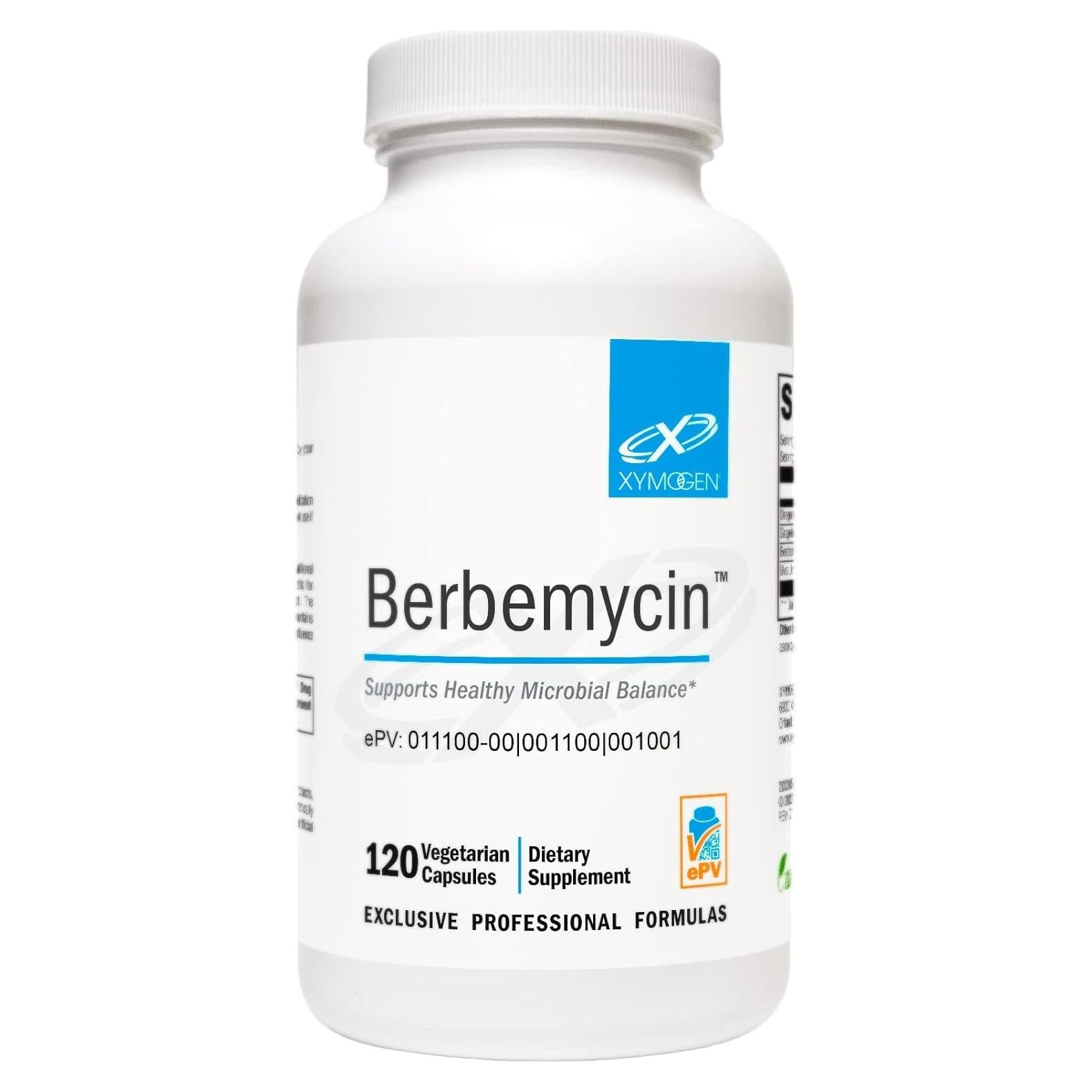 Suplemento de Berberina XYMOGEN 120 Cápsulas - Salud Digestiva