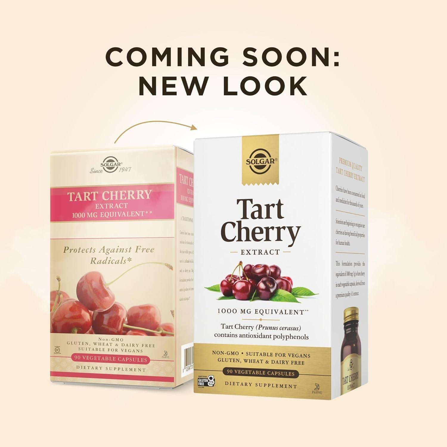 Cereza Ácida Solgar 1000 mg 90 Cápsulas Vegetales Antioxidante