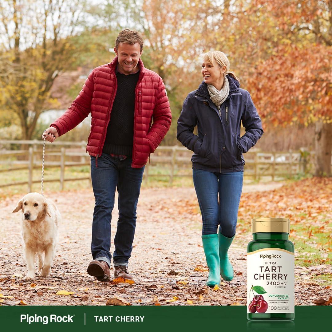 Cápsulas de Cereza Ácida Piping Rock 2400 mg 100 Unidades