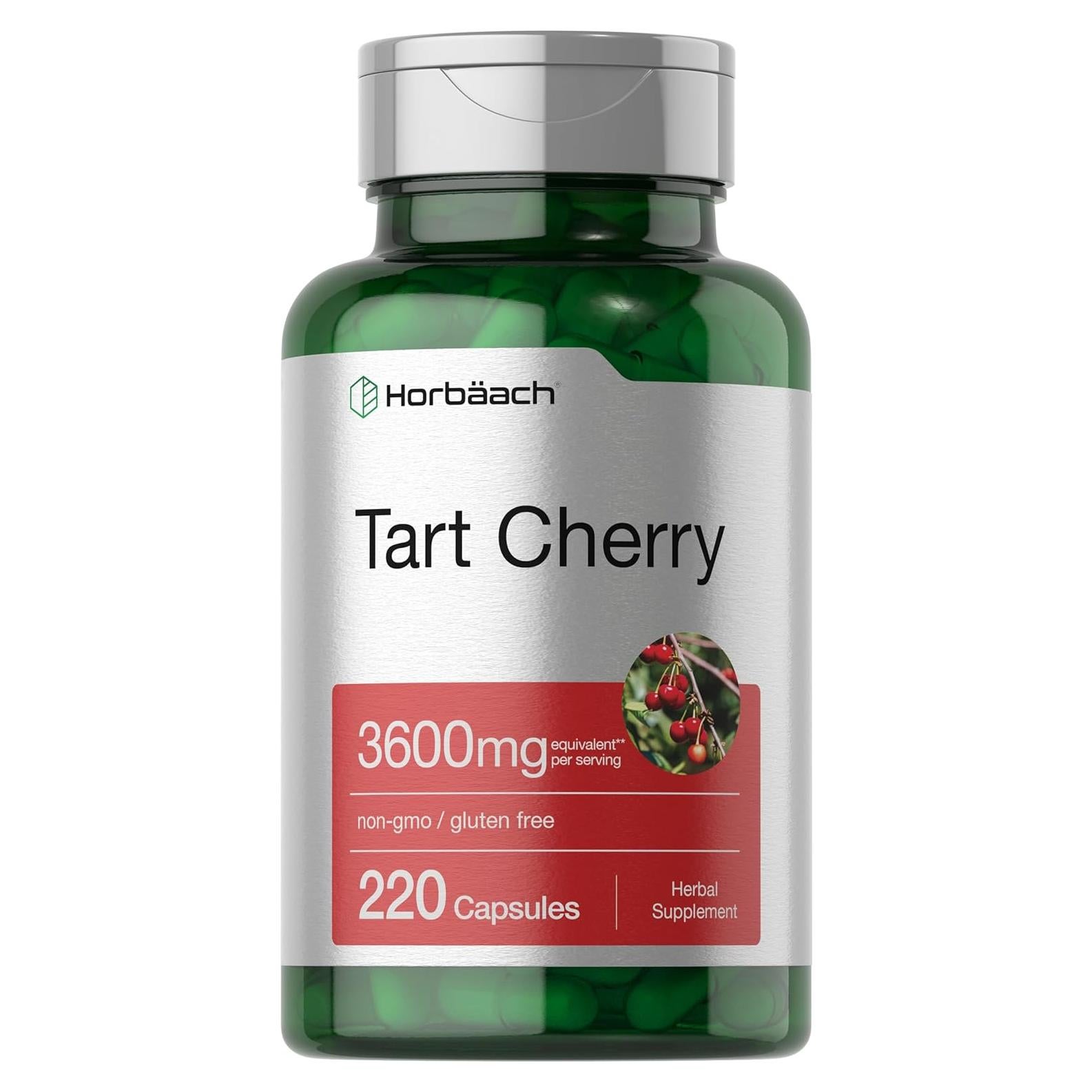 Cápsulas de Extracto de Cereza Ácida Horbaach 3600mg - 220 Unidades