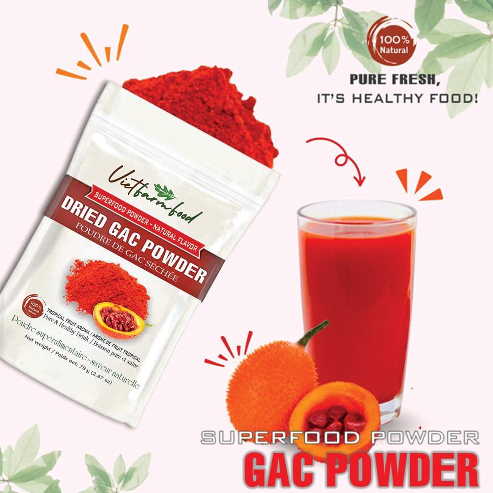 Polvo de Gac 70g - Natural, Sin Aceite, Alta Energía