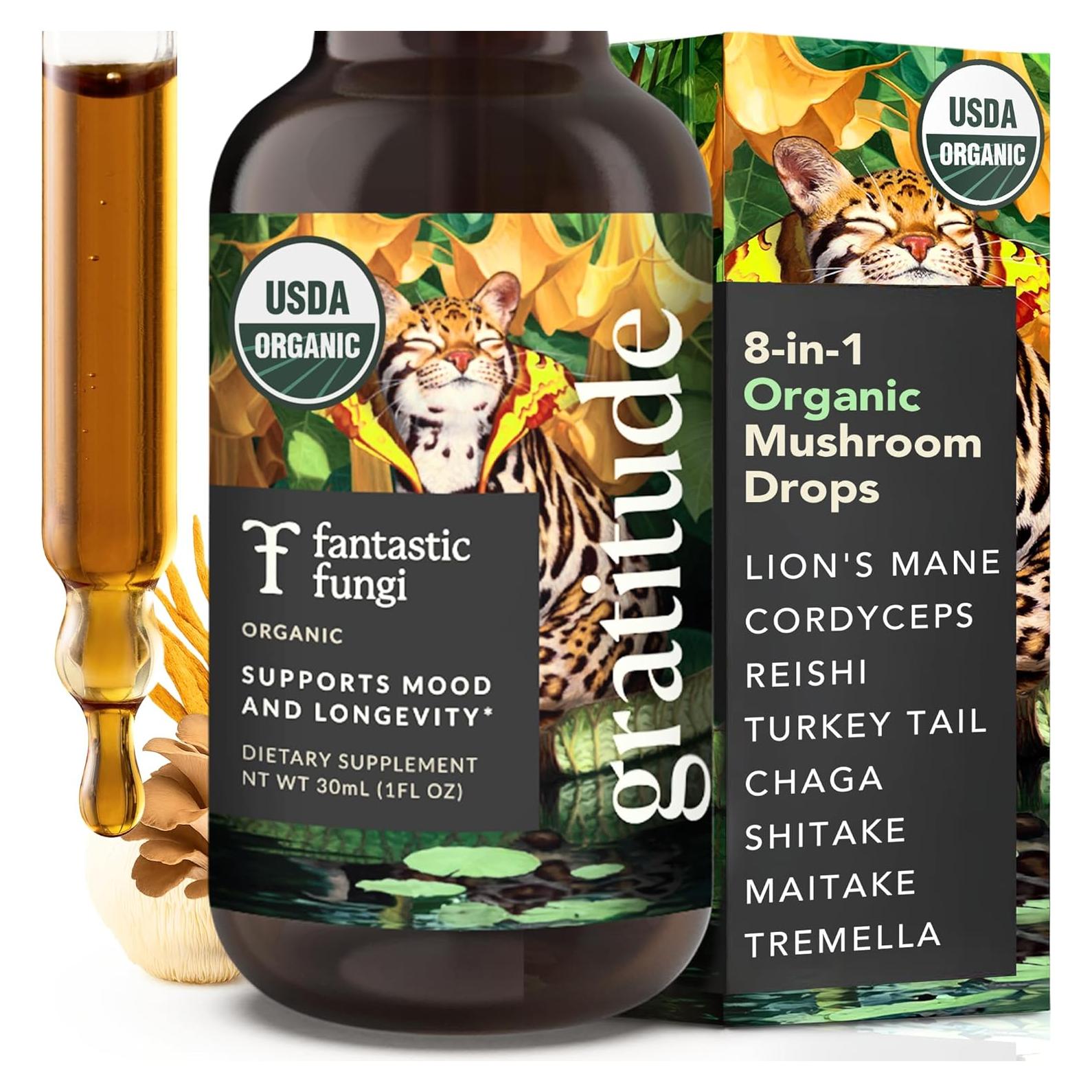 Extracto de Hongo Fantastic Fungi 8-en-1 - 29.57 ml