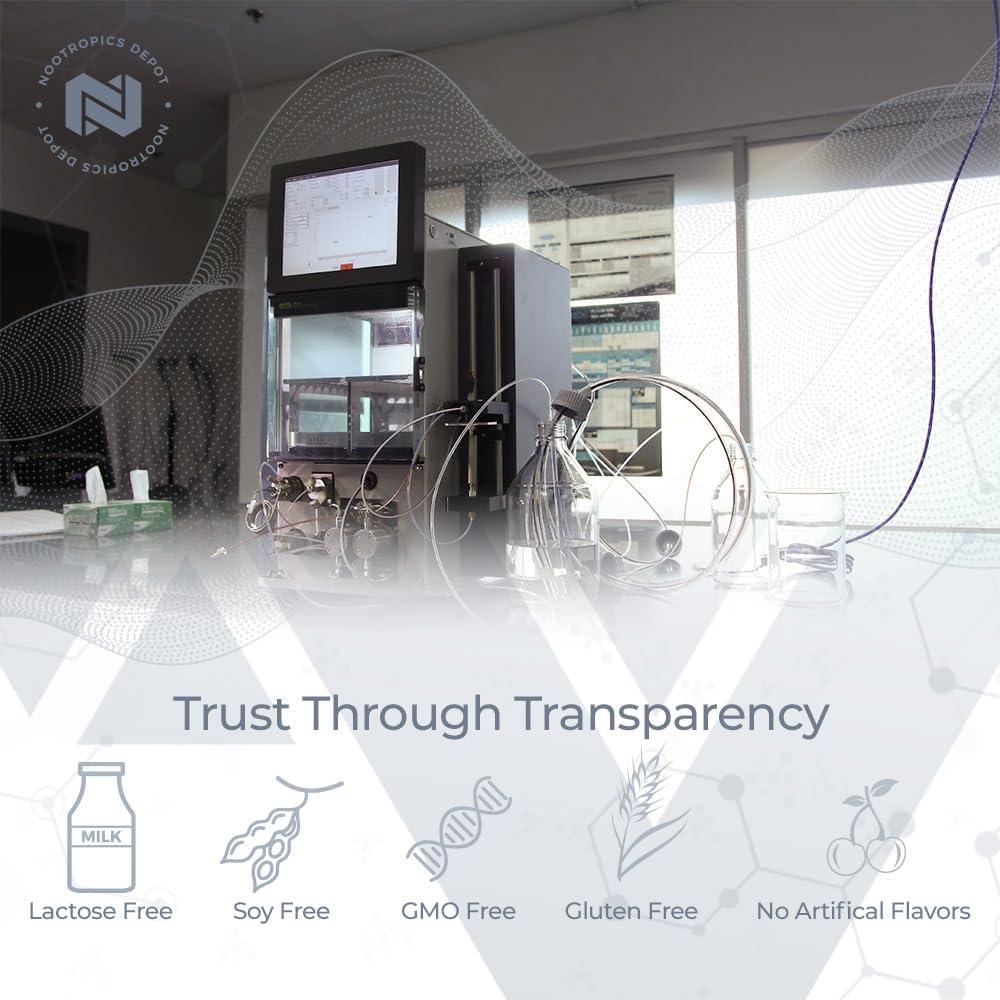 Cápsulas de Hongo Jelly Blanco Nootropics Depot 500mg 60 Unidades