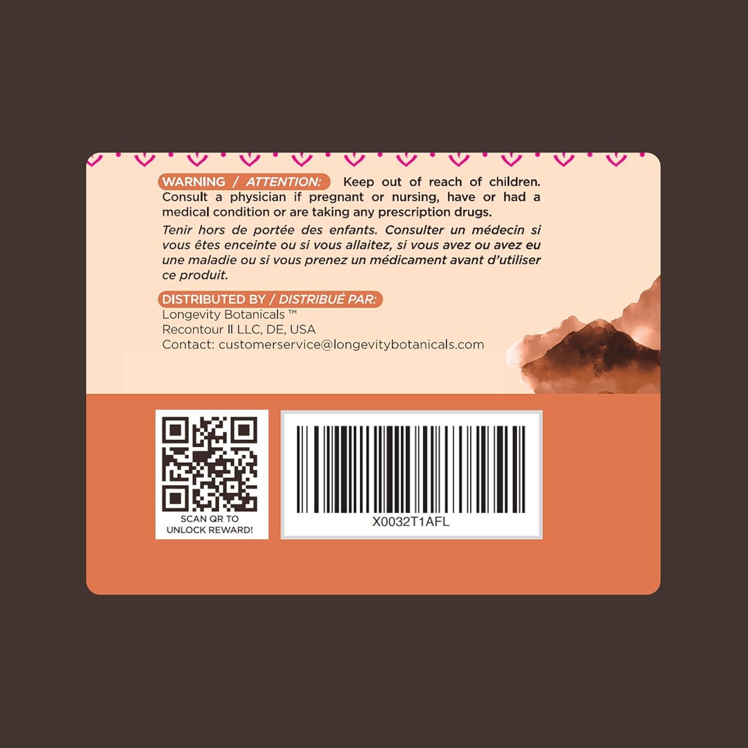 Cápsulas de Hongo Agarikon Longevity Botanicals 120 Unidades