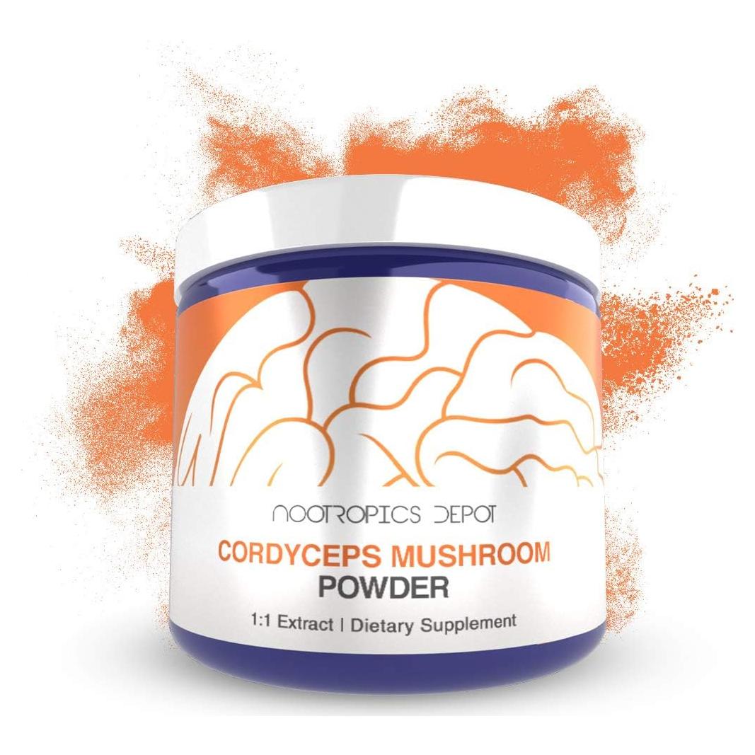 Polvo de Hongo Cordyceps Nootropics Depot 60g | Extracto Completo