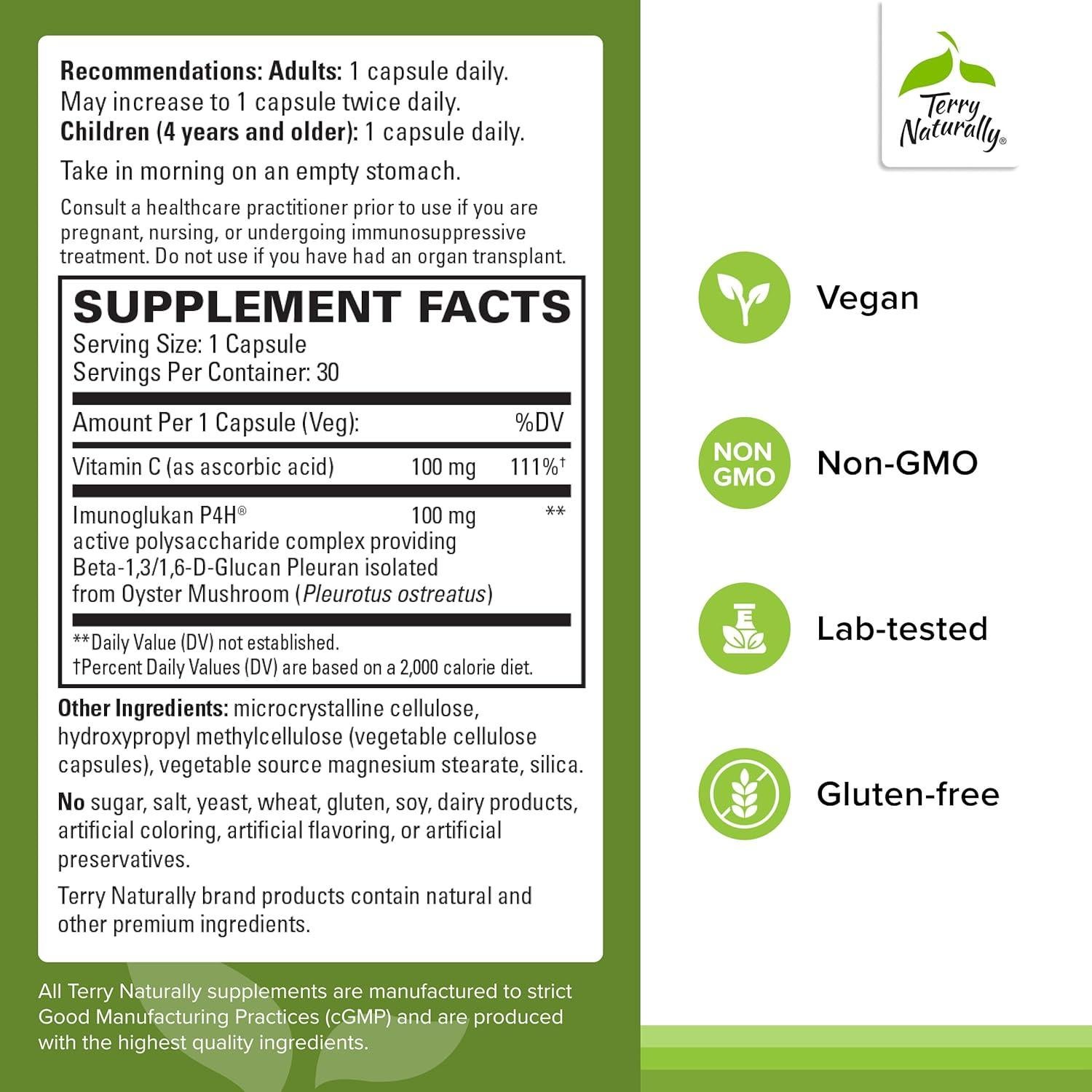 Suplemento Respiratorio Terry Naturally PleuraMax 30 Cápsulas