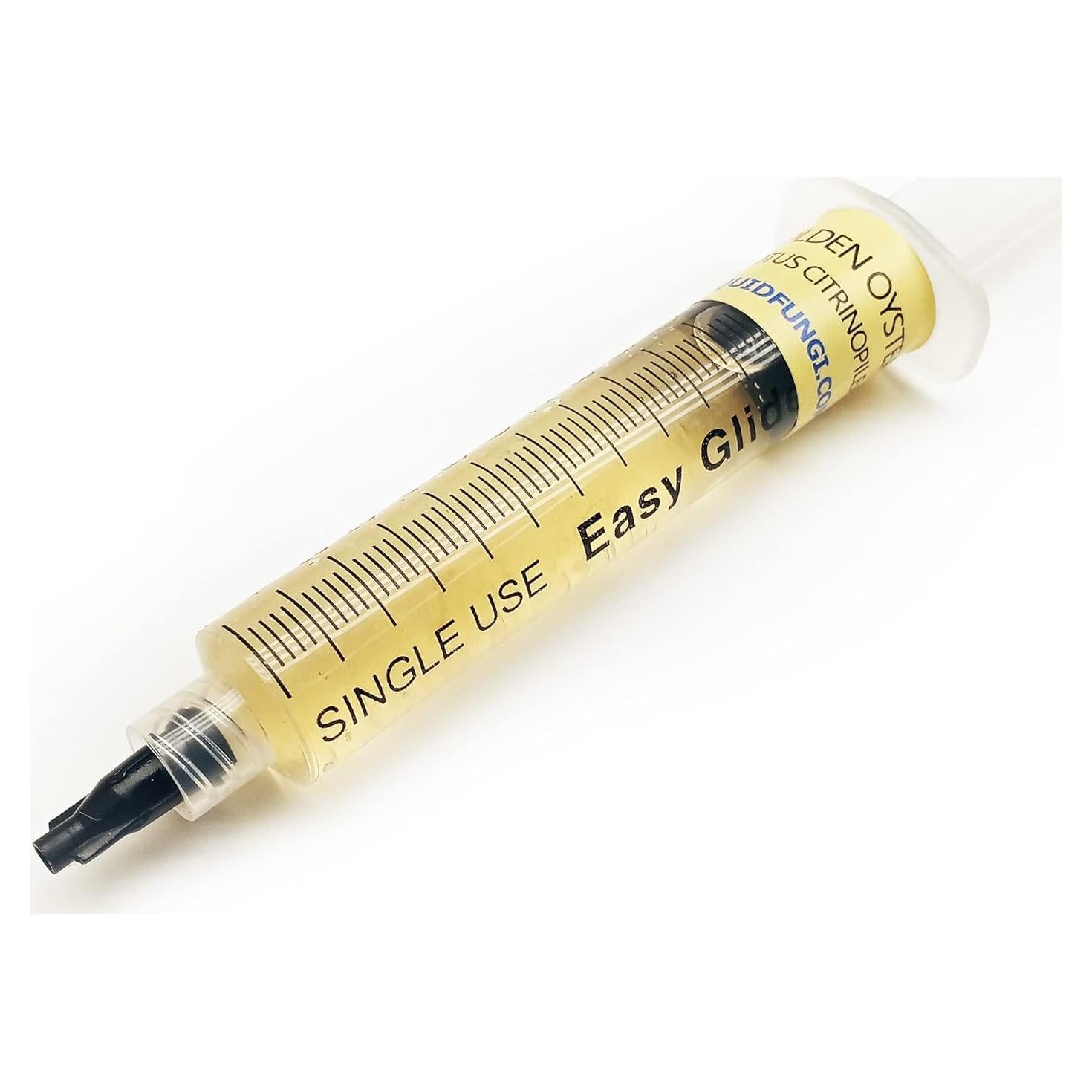 Cultivo de Seta Ostra Amarilla Dorada Liquid Fungi - Jeringa 0.45 kg