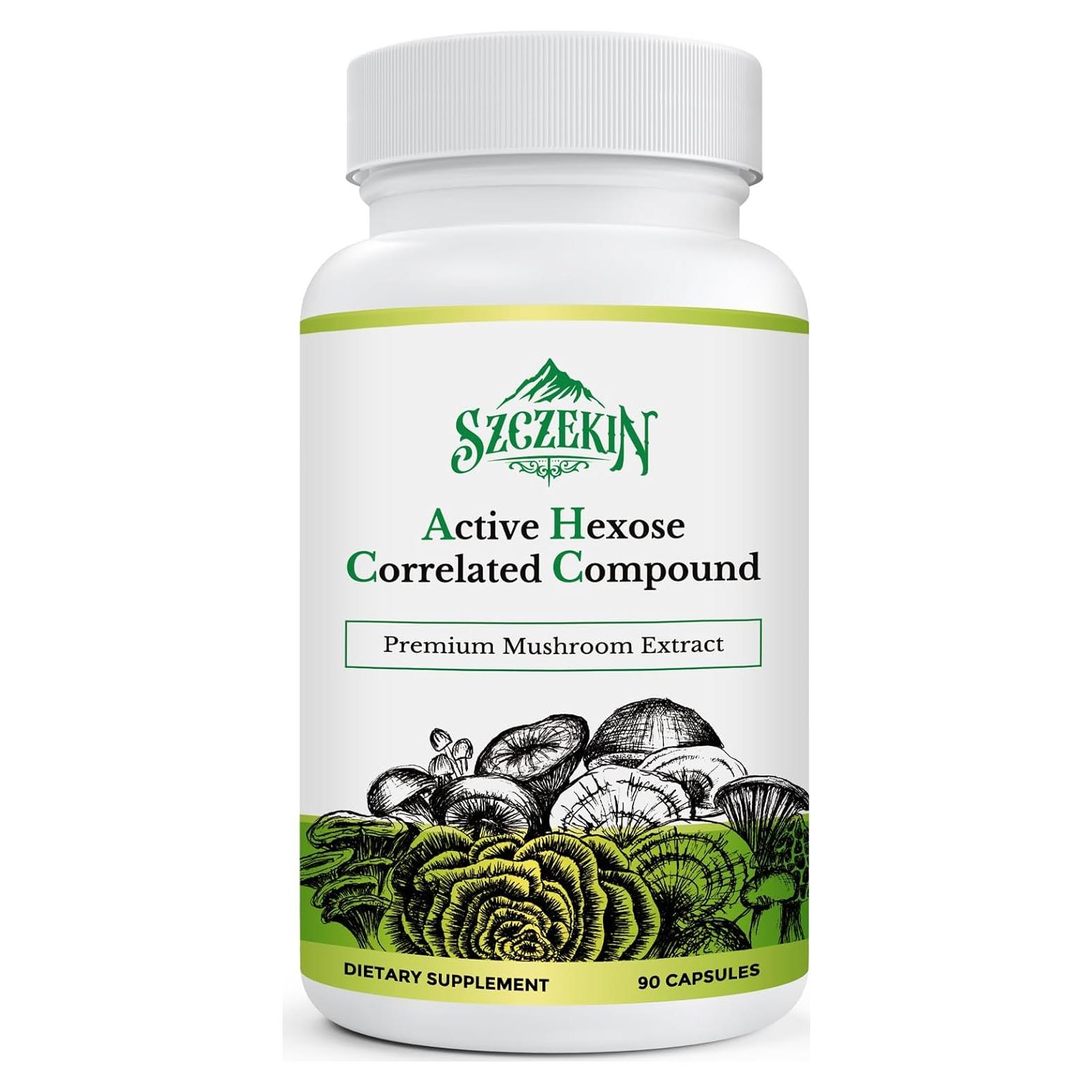 Suplemento Inmunológico Hexosa Activa 1500 mg SZCZEKIN 90 Cápsulas Veganas