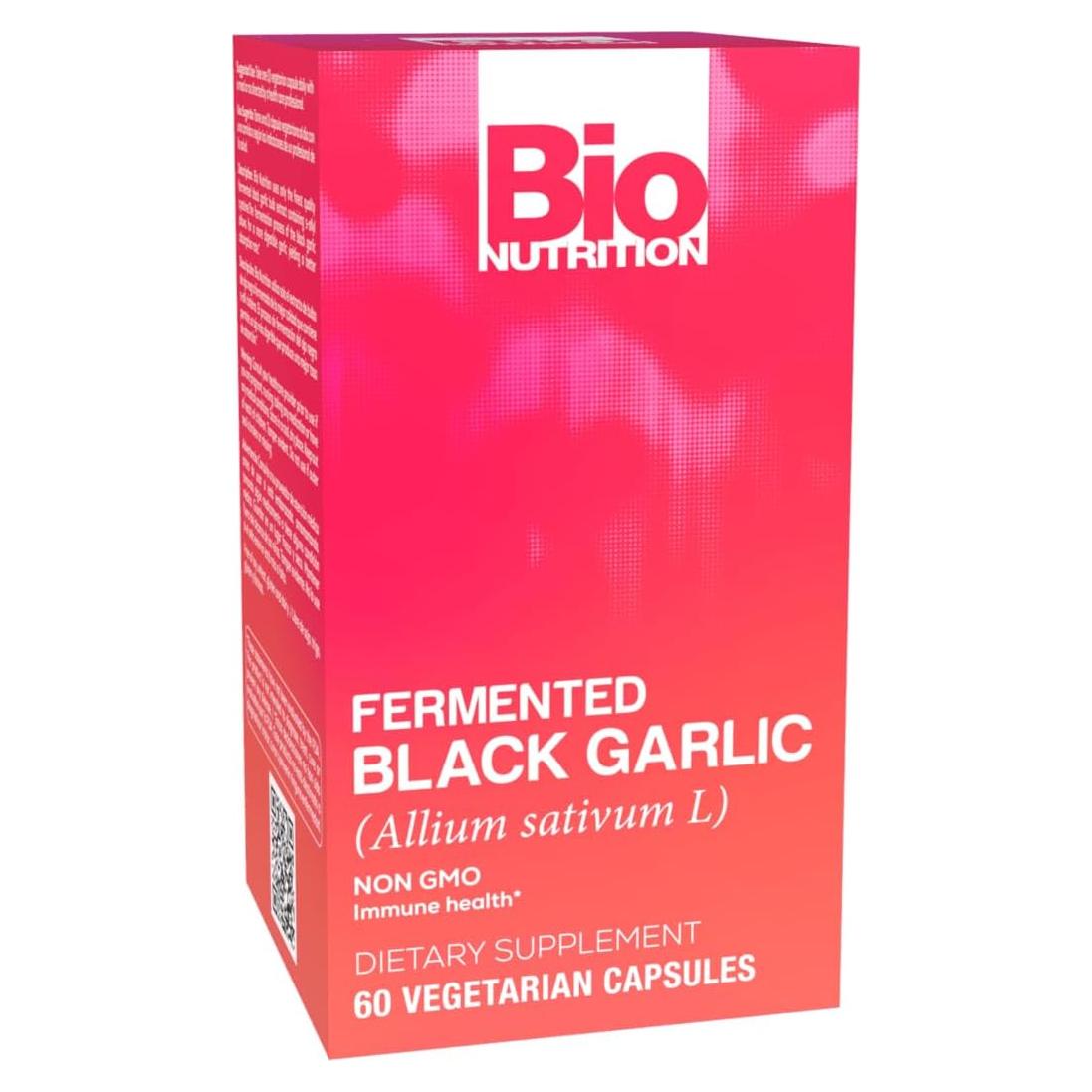 Ajo Negro Fermentado Bio Nutrition - 60 Cápsulas Vegetarianas