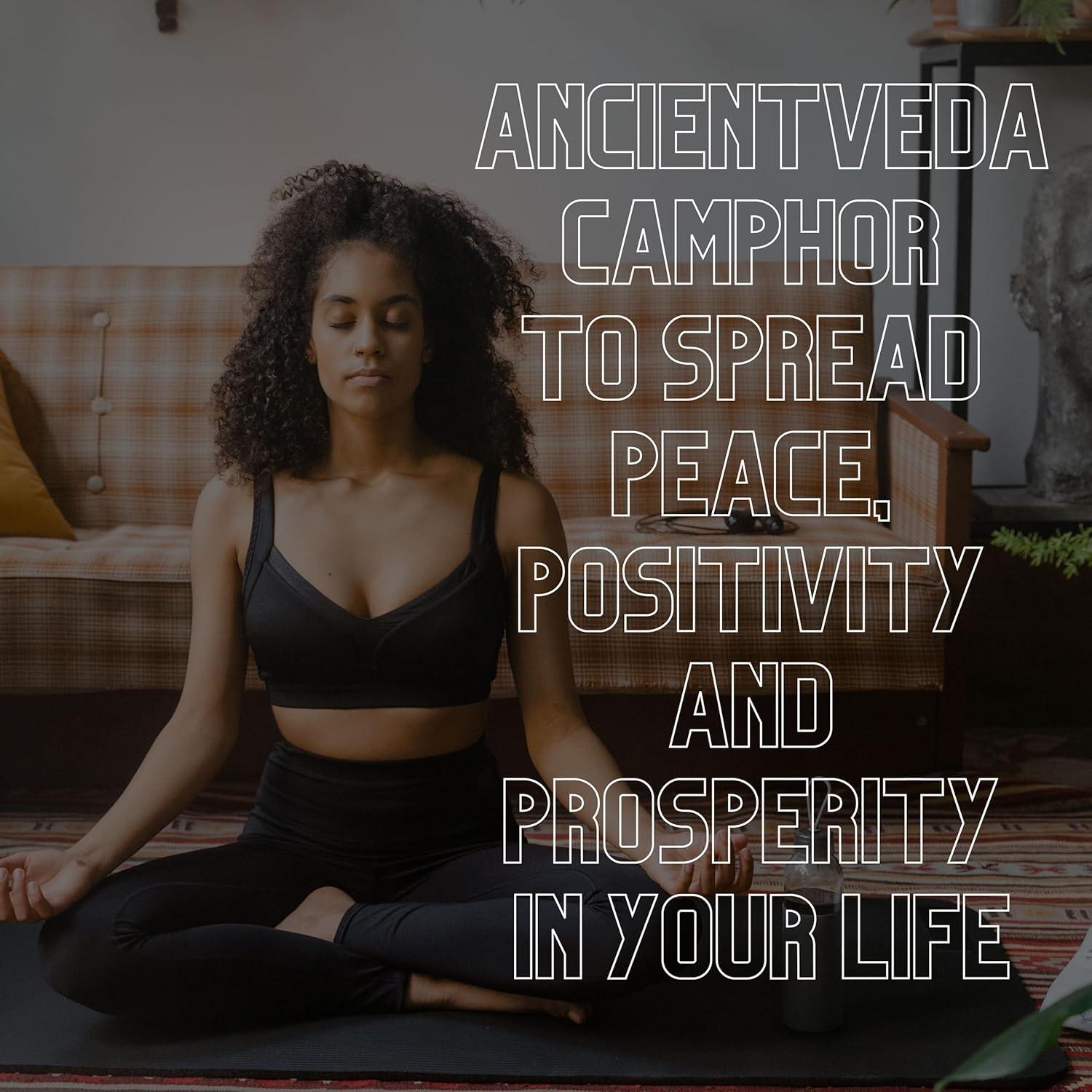 Tabletas de Alcanfor Natural Ancient Veda 100g - Aromaterapia