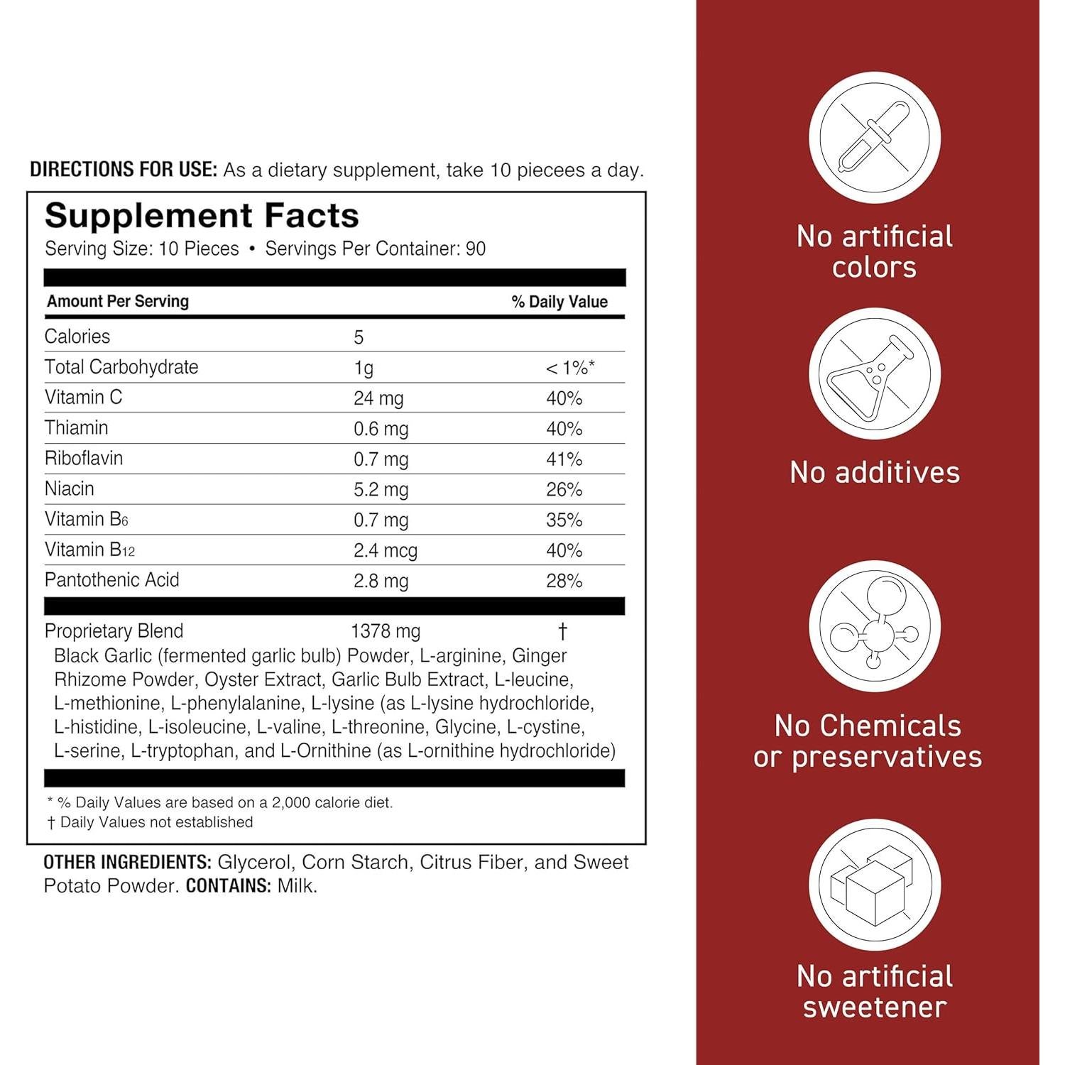 Suplemento Ajo Negro EX Umeken 180g Antioxidantes Vitamina B
