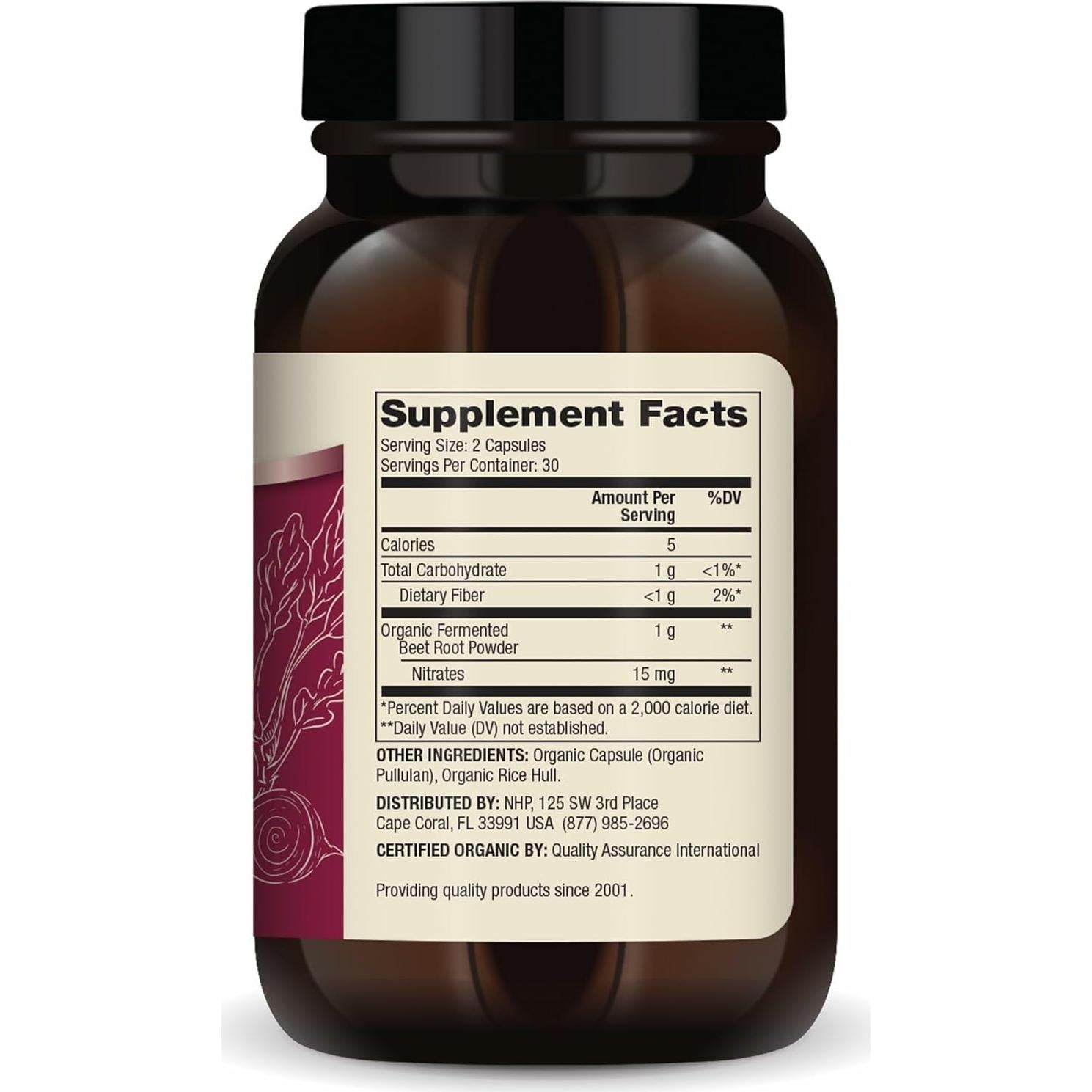 Remolachas Fermentadas Orgánicas Dr. Mercola - 60 Cápsulas