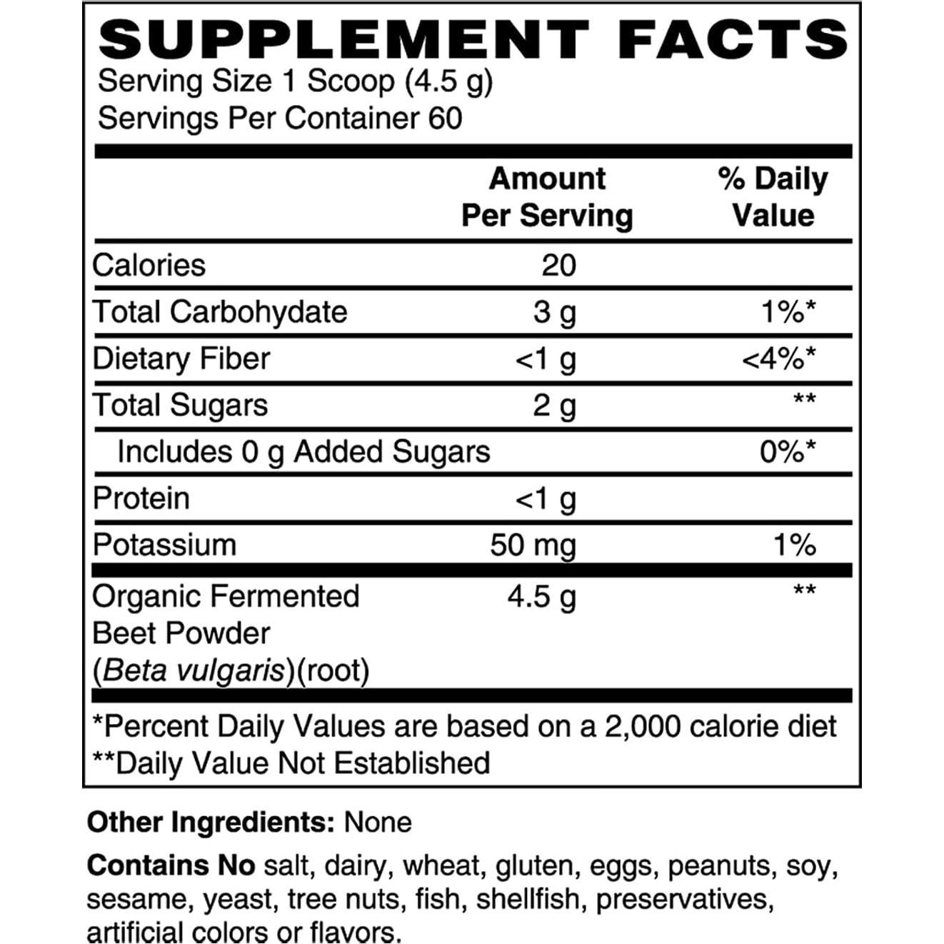 Remolachas Orgánicas Fermentadas Holly Hill 270g - Superalimento