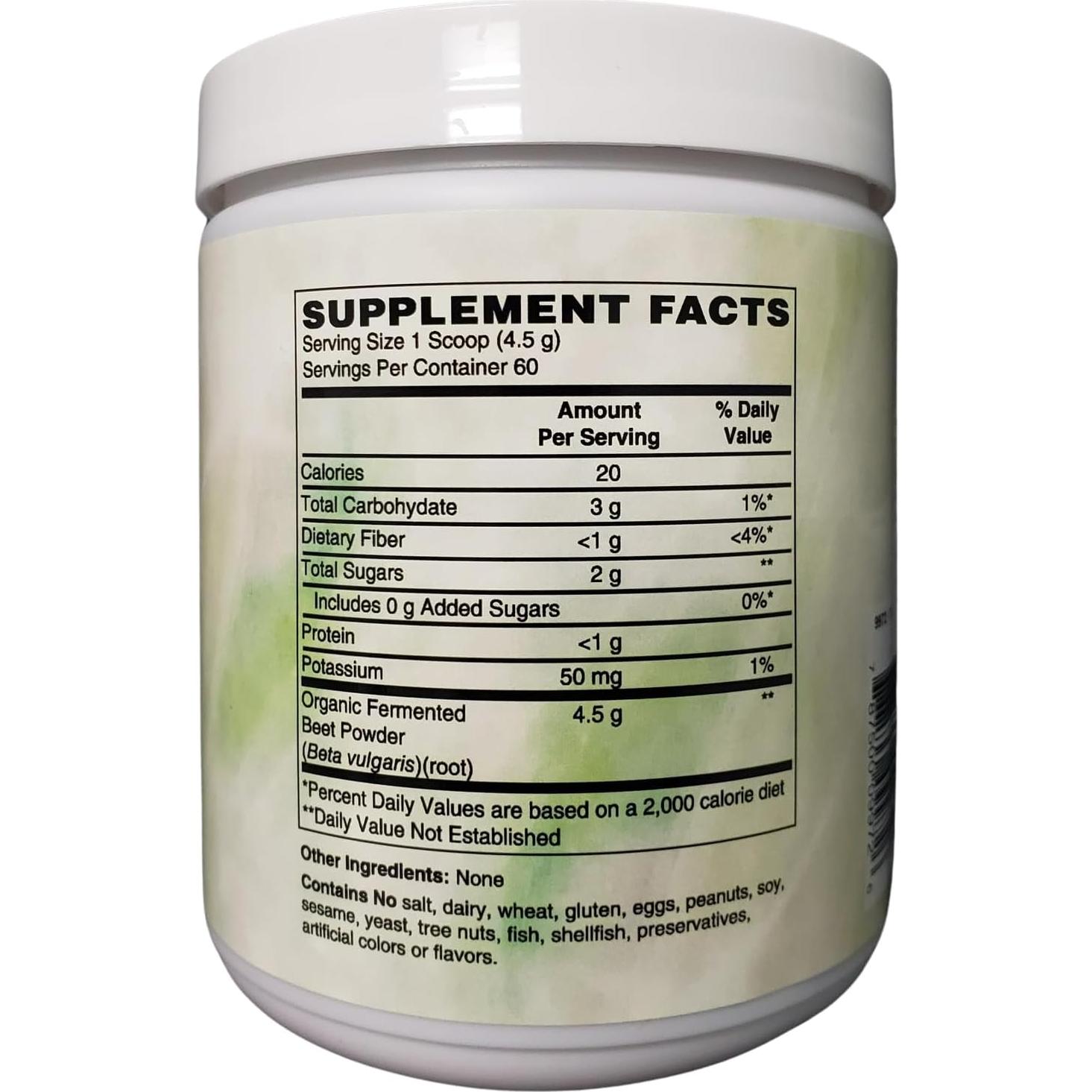 Remolachas Orgánicas Fermentadas Holly Hill 270g - Superalimento