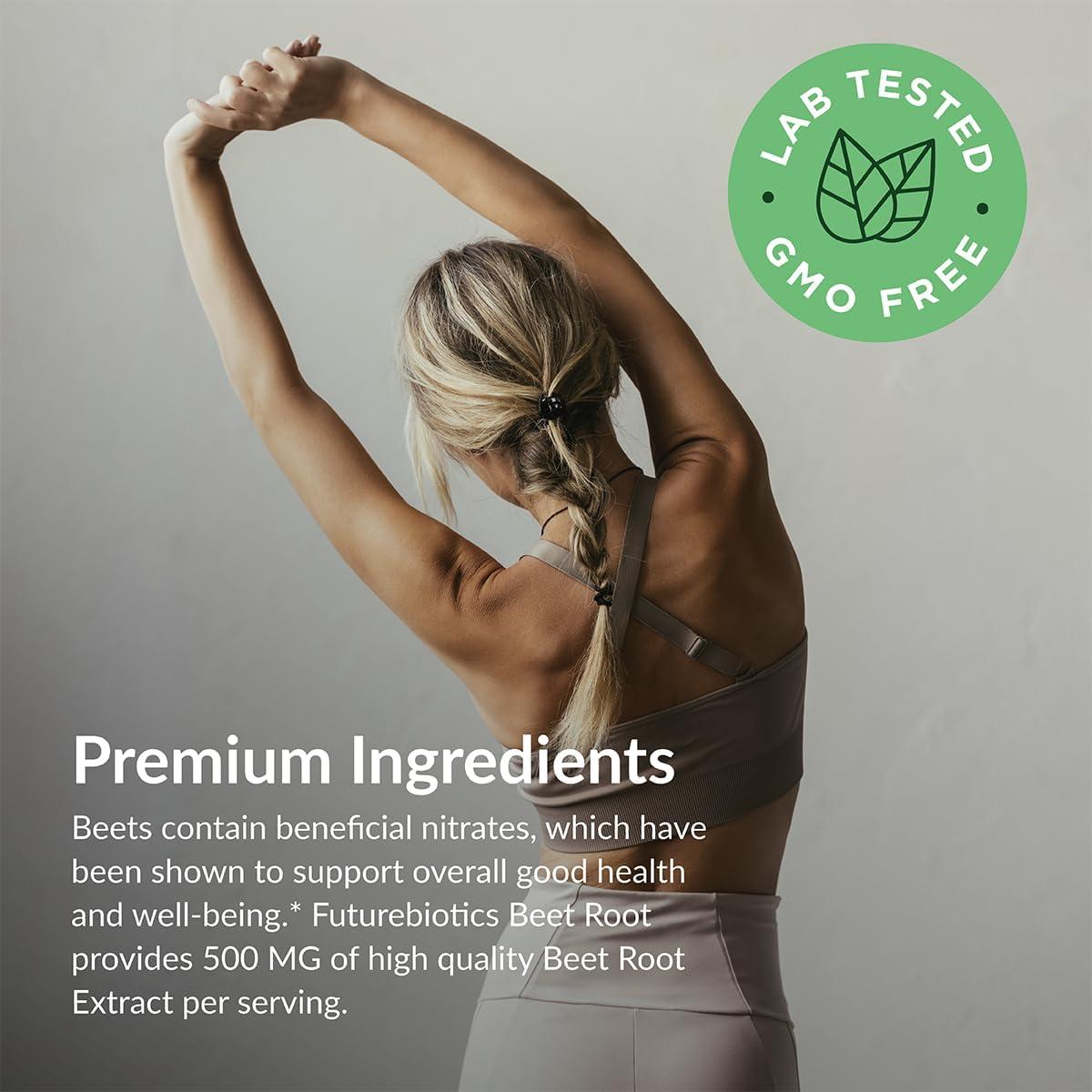 Futurebiotics Extracto de Remolacha Extra Fuerte 120 Tabletas Veganas