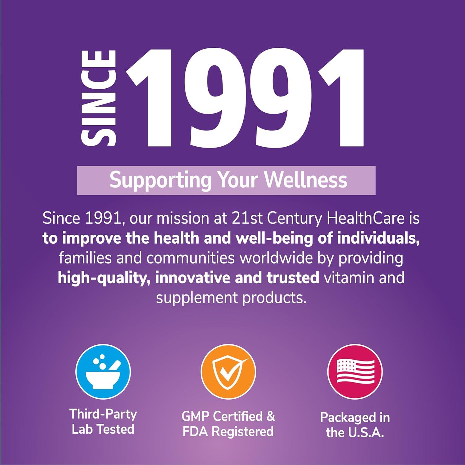 Suplemento Probiotico 21st Century Acidophilus 300 Cápsulas