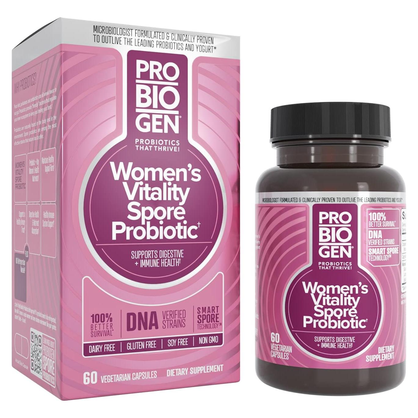 Suplemento Probiotico Vitality para Mujeres - 60 Cápsulas