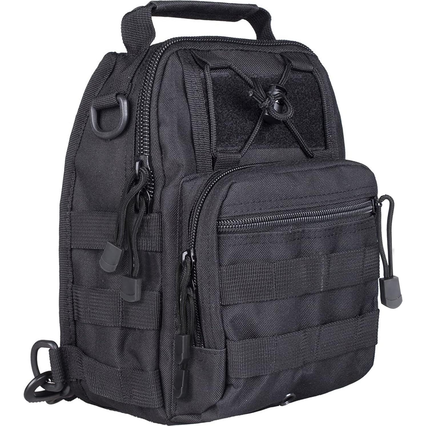 Mochila Táctica G4Free Sling Negra 7L Compacta y Ligera